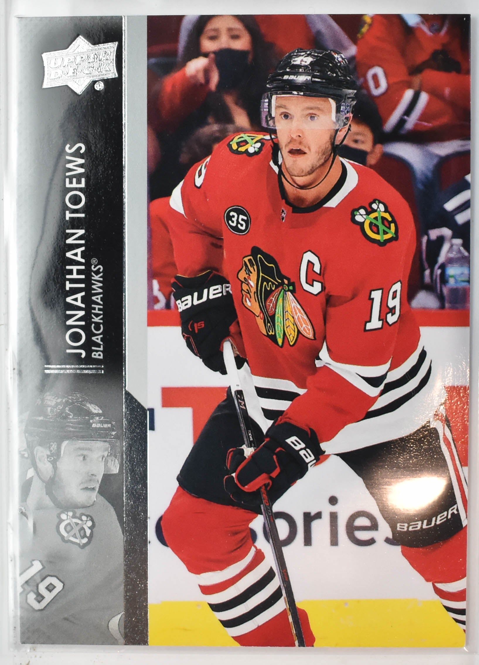 Jonathan Toews 294 Upper Deck 2021-2022 Series 2 Hockey Blackhawks