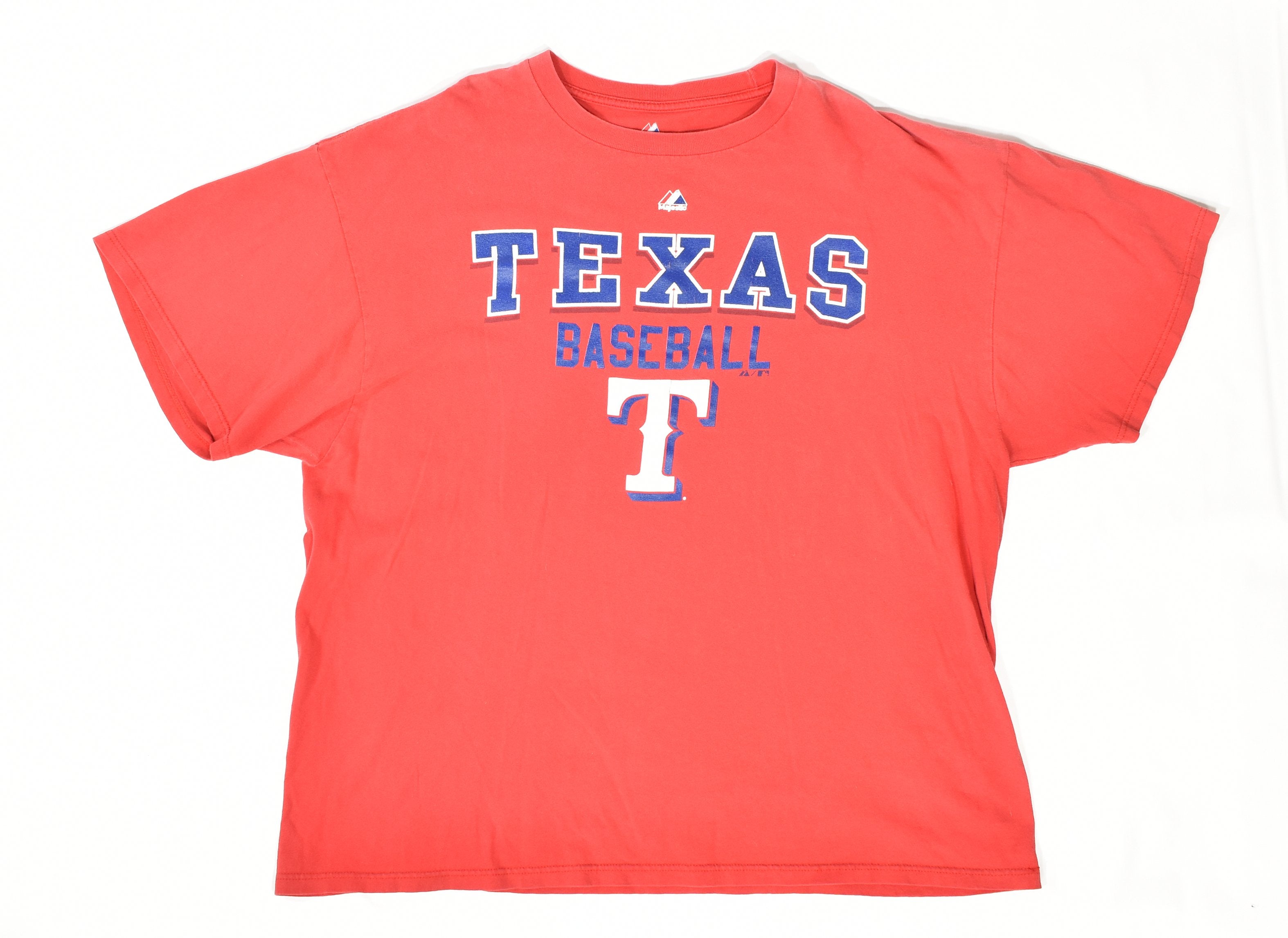 Texas Rangers MLB Baseball T Shirt 2 XL Mens Used