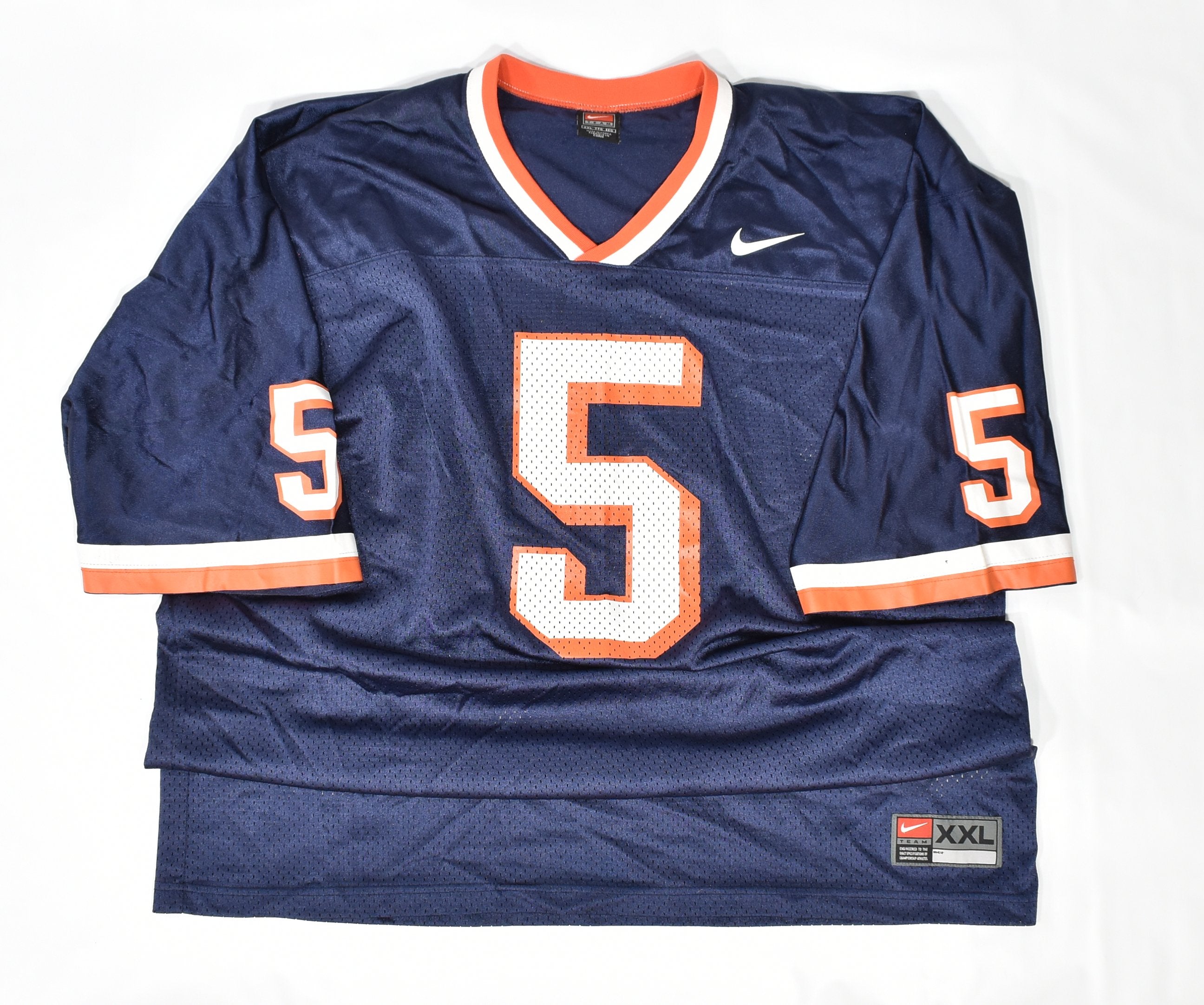 Auburn University Football Jersey XXL Nike Number 5 Used