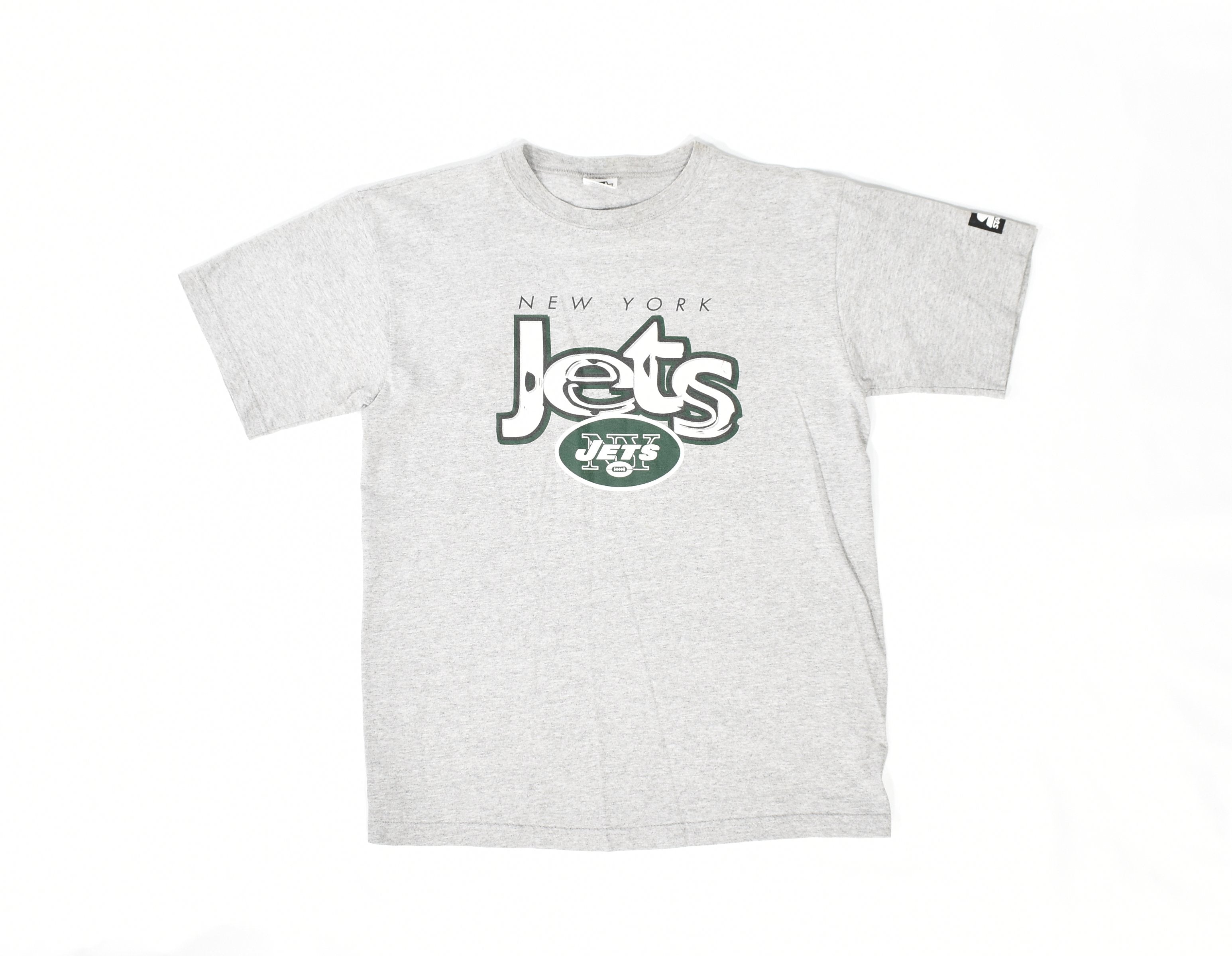 New York Jets NFL Football T shirt mens XL Vintage Starter Used Grey
