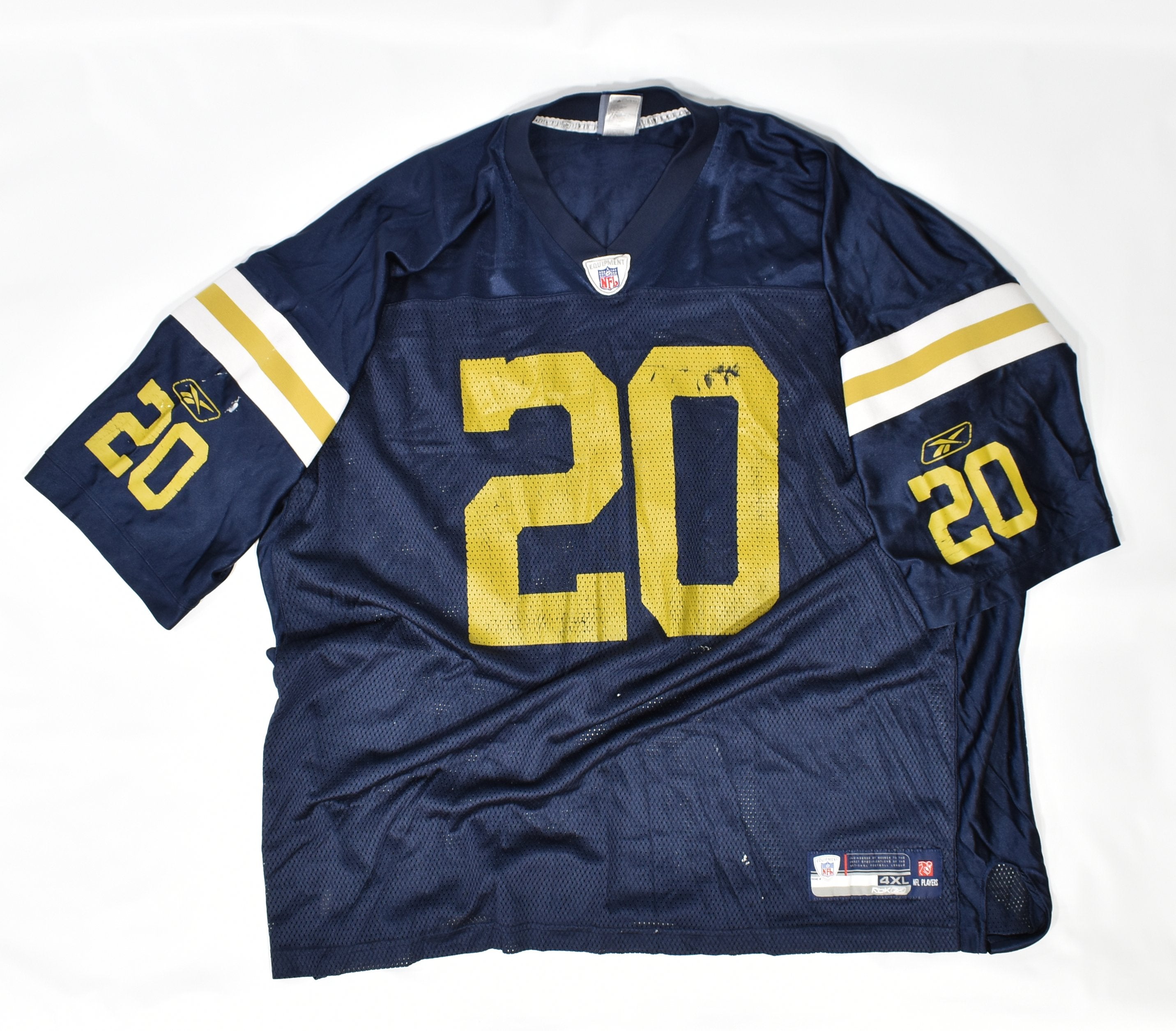 New York Jets 4 XL Jersey Jones NFL Football Jersey Reebok 20 Used