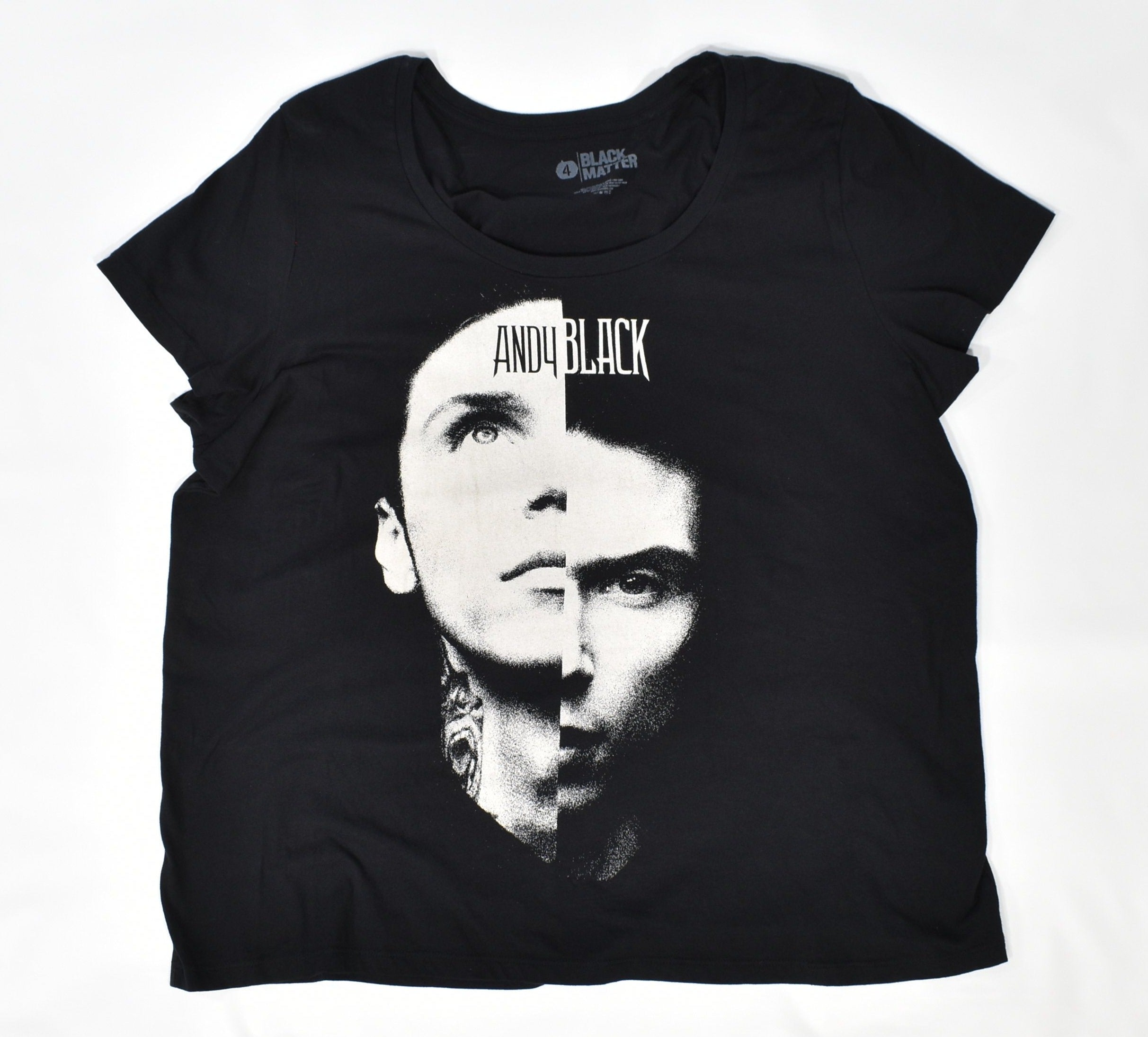 Black Matter Andy Black 4XL T shirt USED