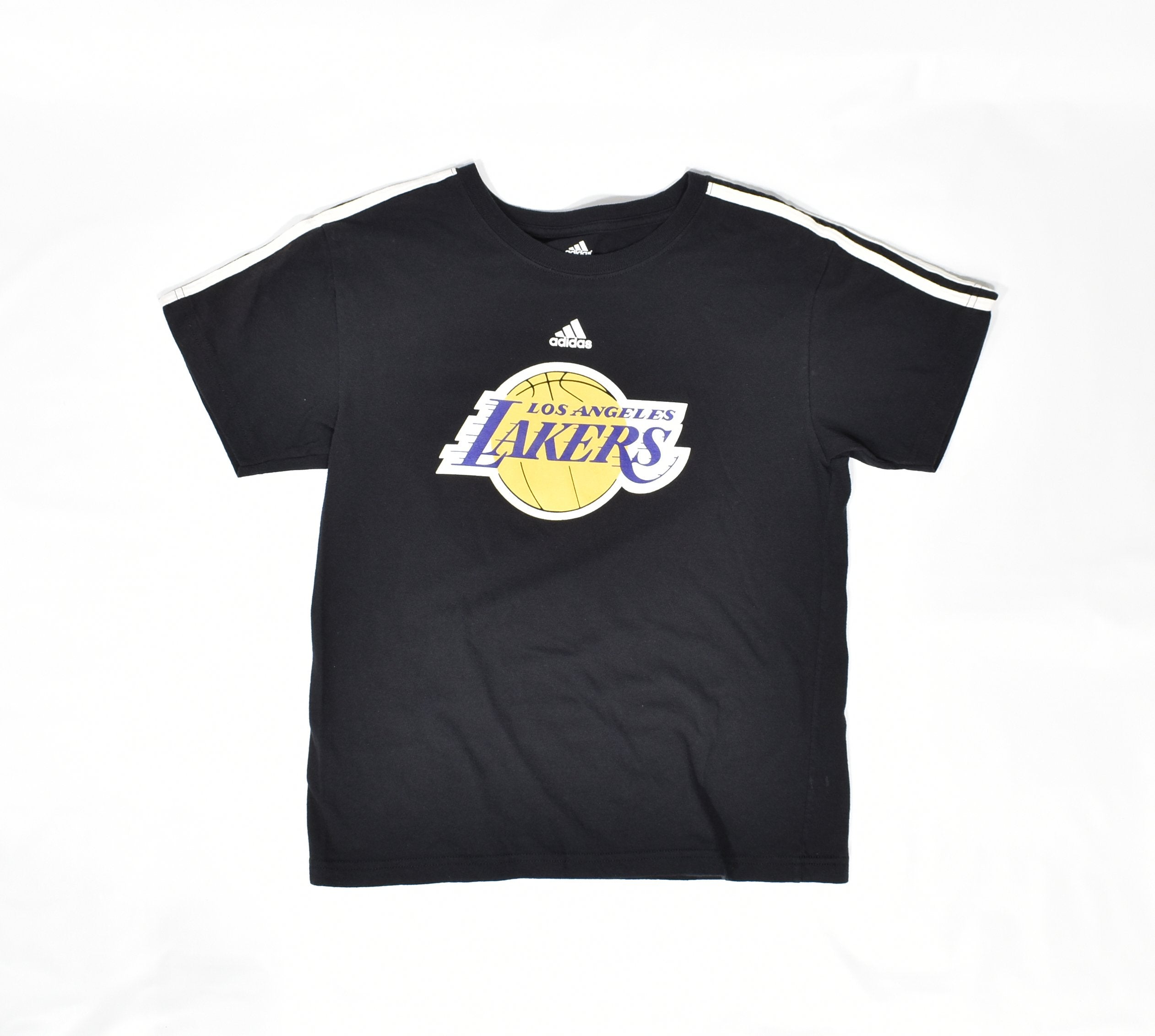 Los Angeles Lakers mens t shirt NBA Basketball Adidas Large 14/16 Used