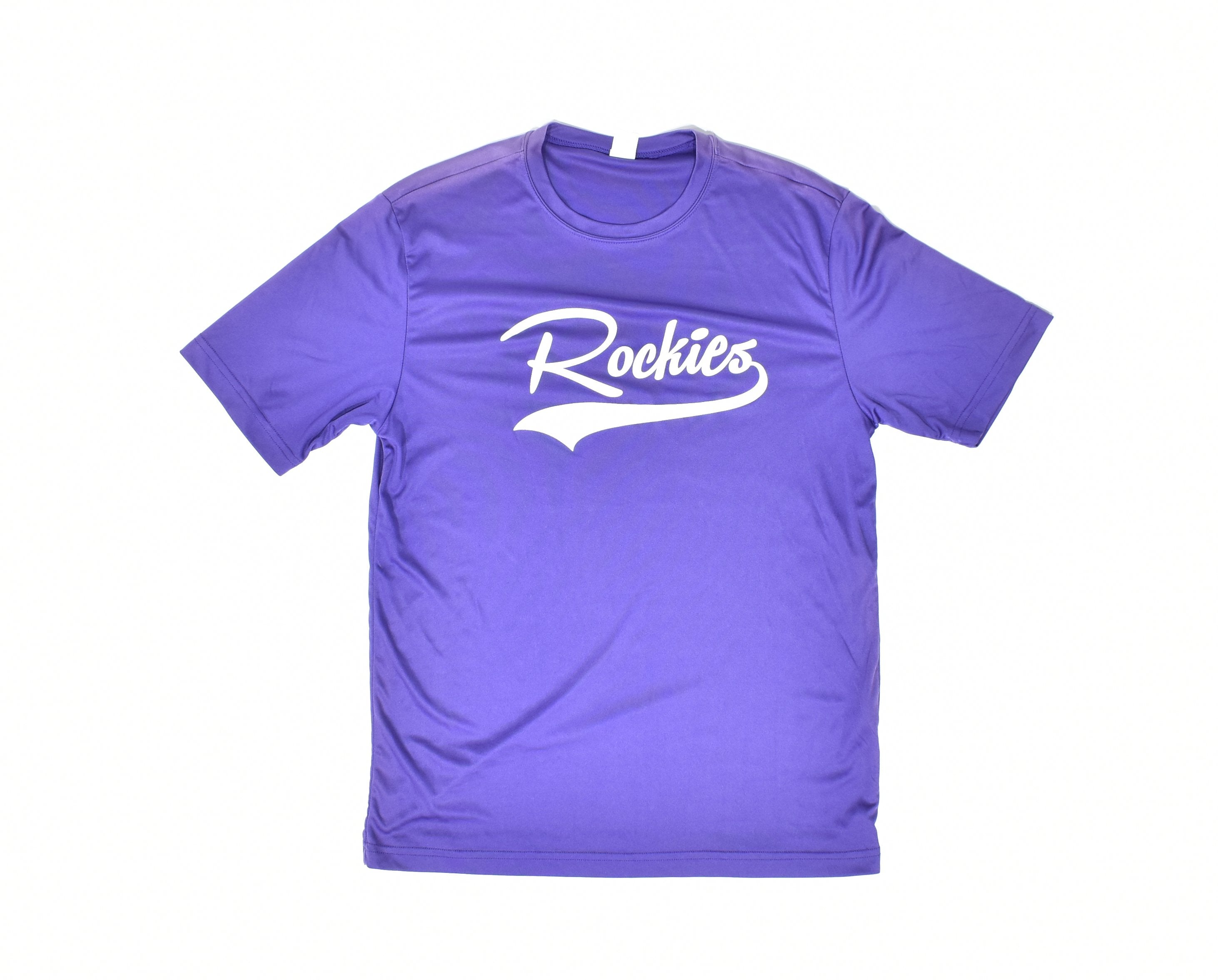 Rockies baseball t shirt purple Medium Used