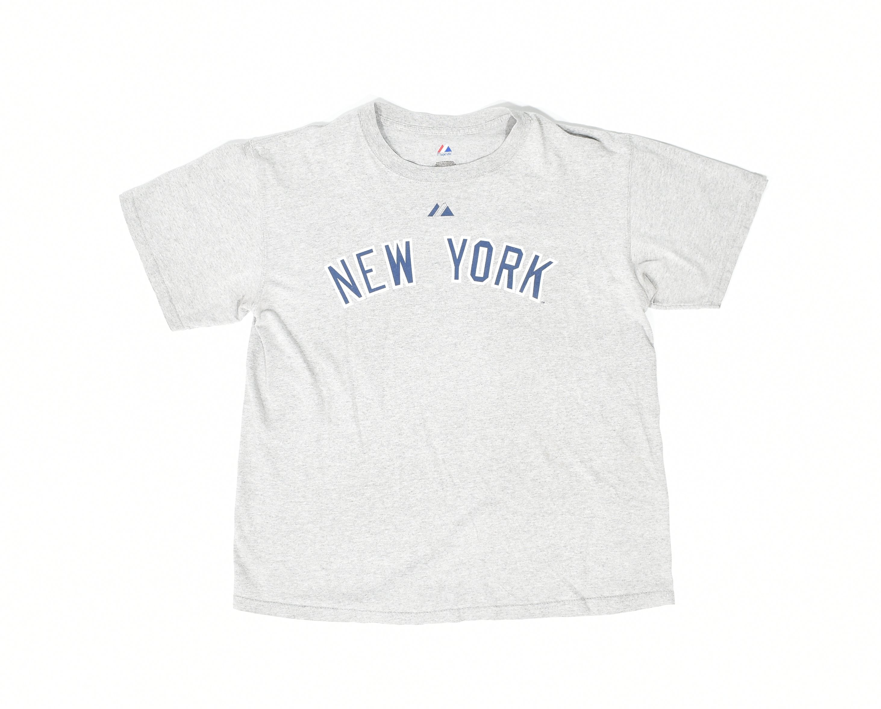 New York Yankees mens MLB Baseball T shirt used A-ROD 13 Large