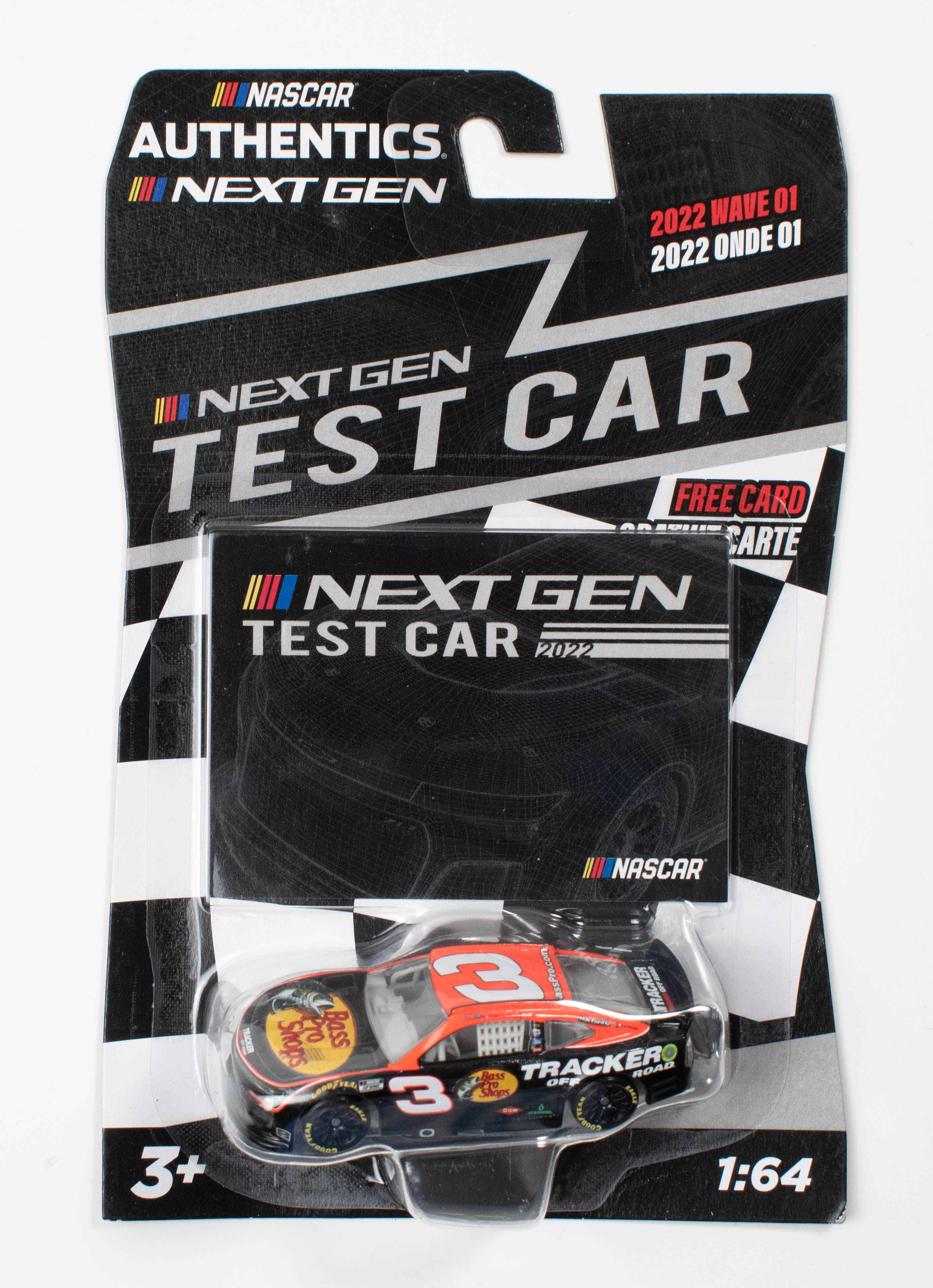 Nascar Authentics Next GEN Test Car 2022 Wave 01 1:64 Scale Austin Dillion NEW