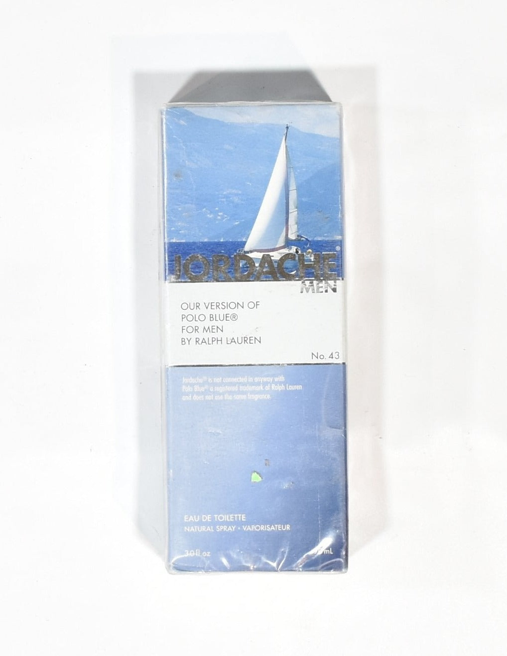 Jordache Mens Polo Blue For men Ralph Lauren No. 43 3.0 Oz NEW