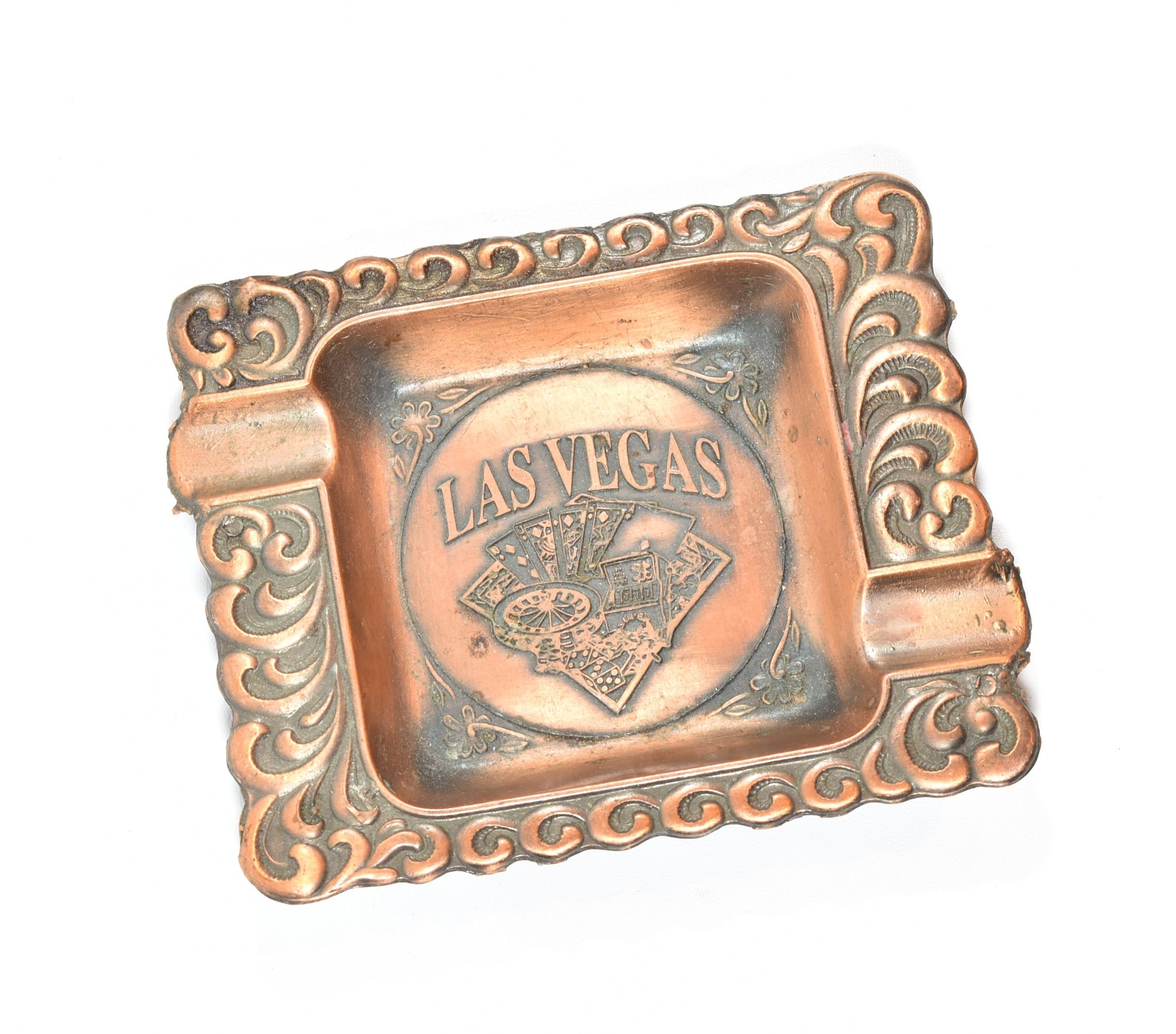Las Vegas Vintage Ash Tray Casino Collectible Item Used 5 inch