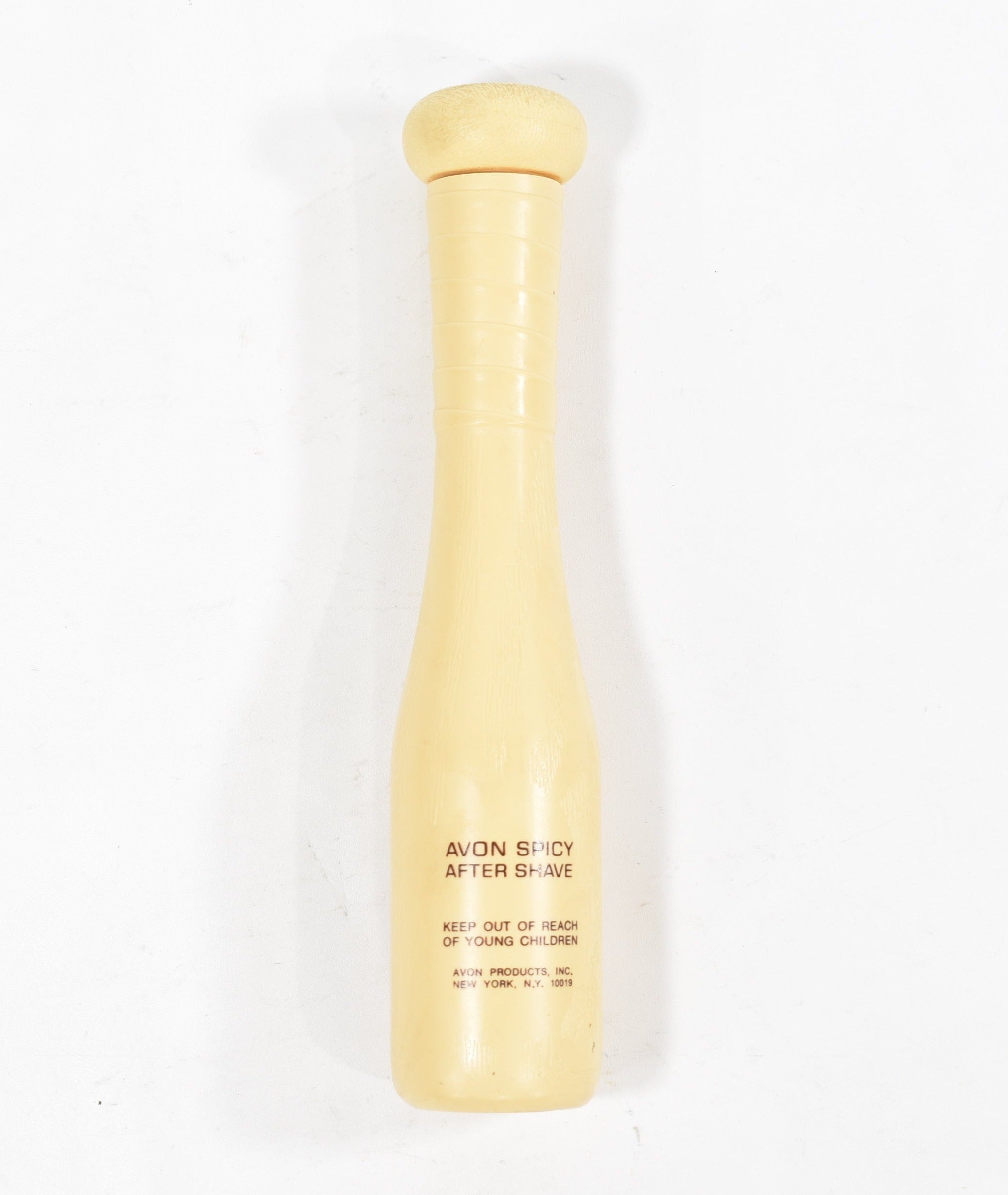 Avon Bottle Baseball Bat Plastic Bottle Used