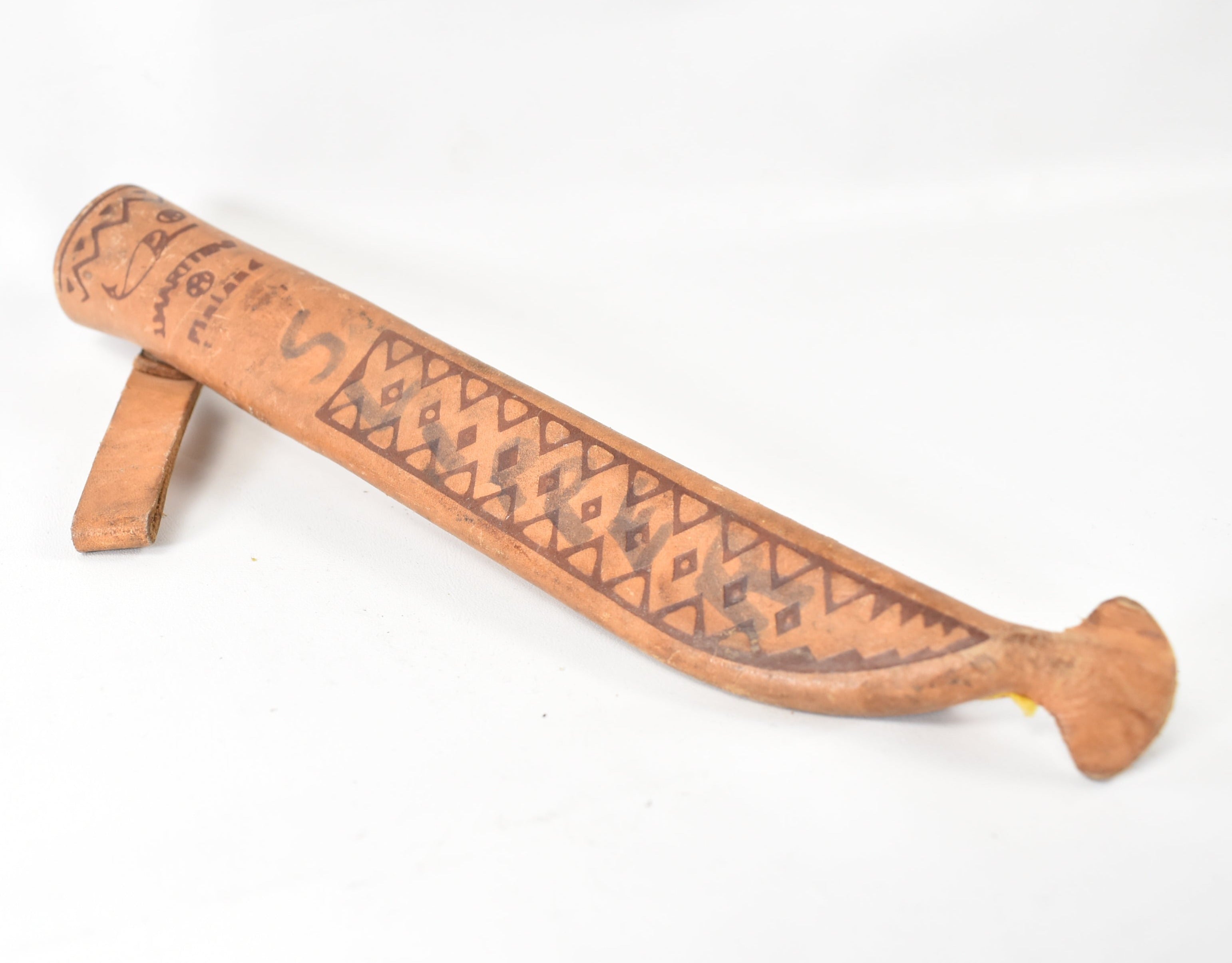 Knife Sheath Imarttin Finland Fish Fillet Knife ( Slipper ) Leather