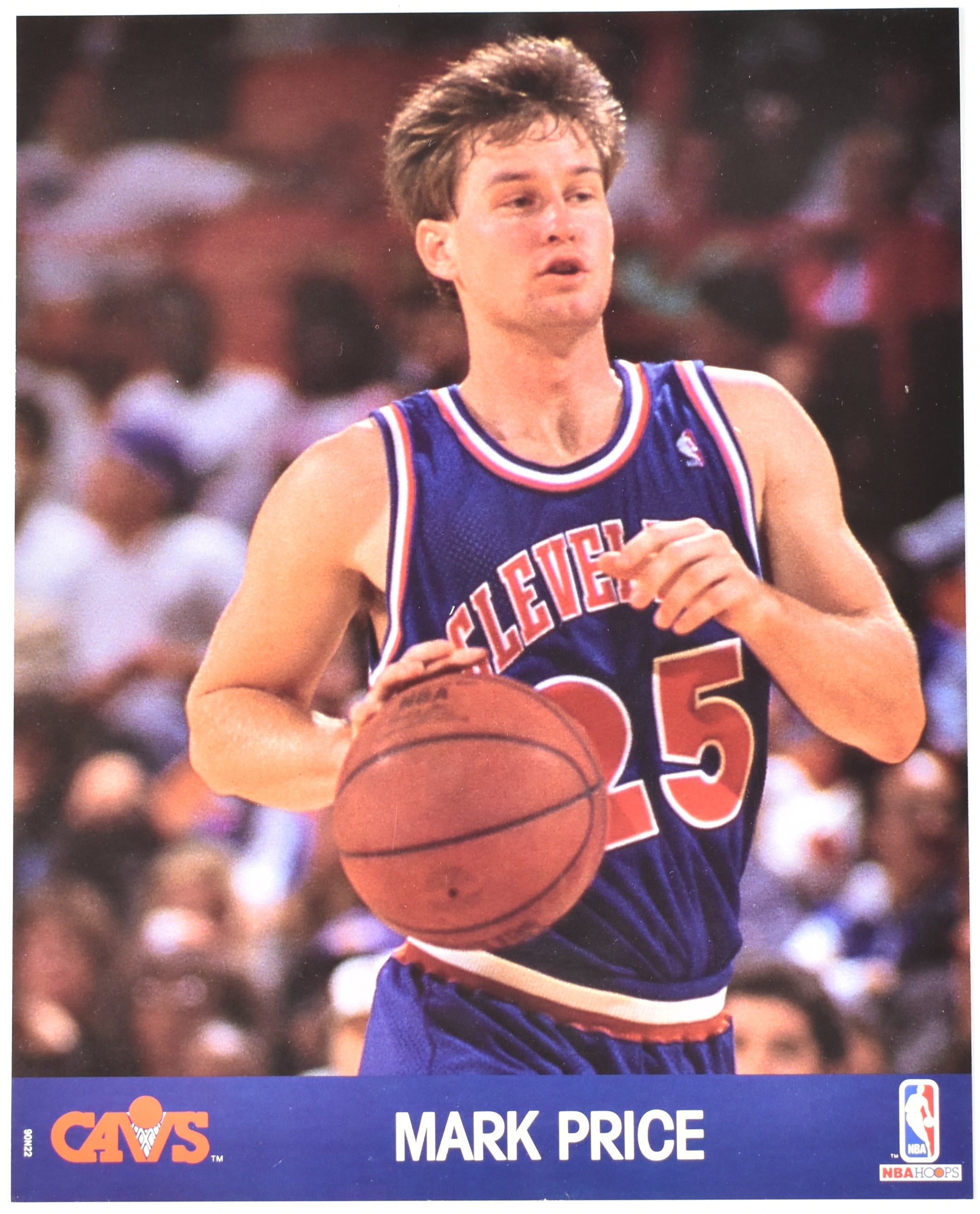 Mark Price Cavs NBA Hoops 1990 Photo Print Used 8x10