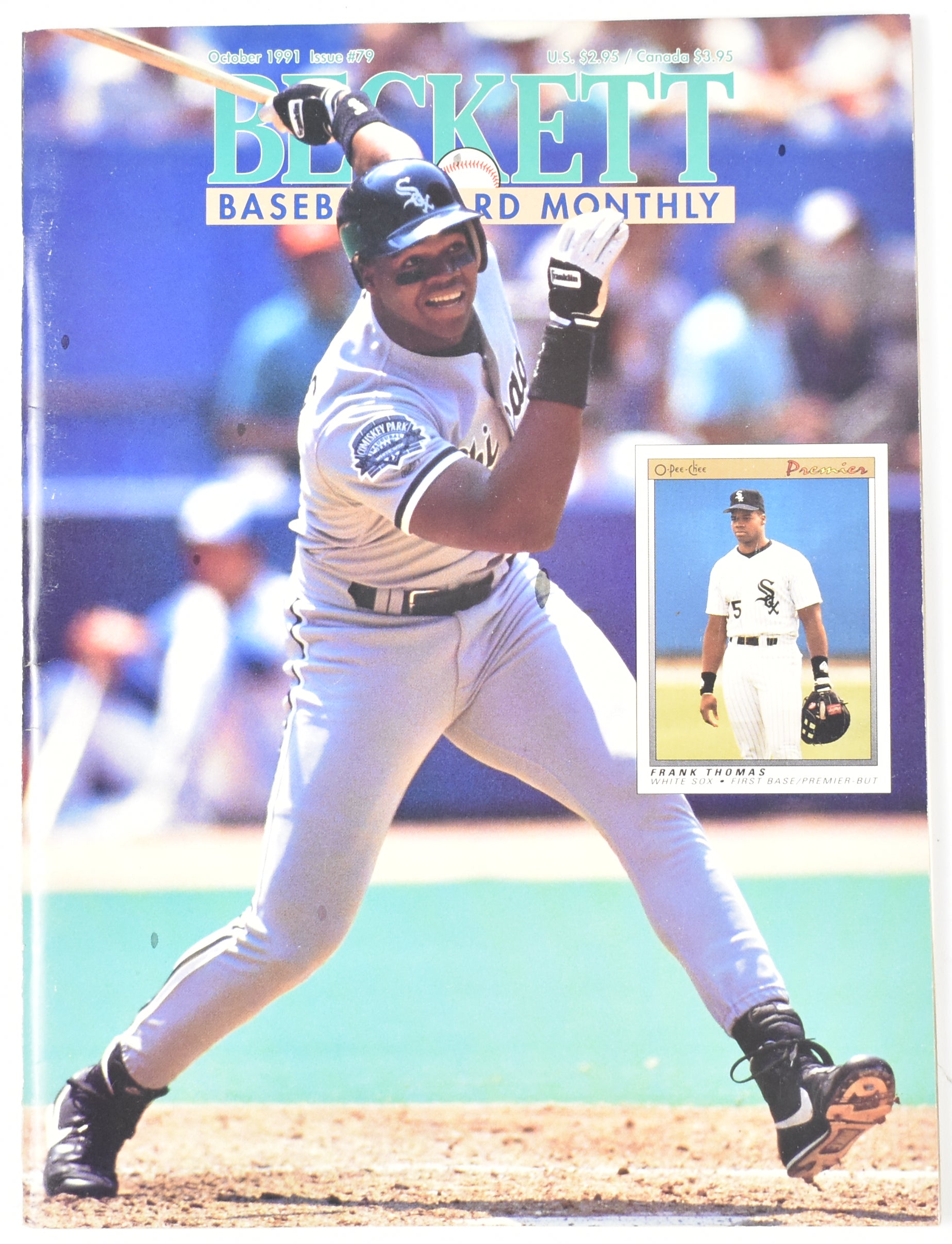 Beckett Baseball Card Monthly Issue 79 1991 October Used Magazine
