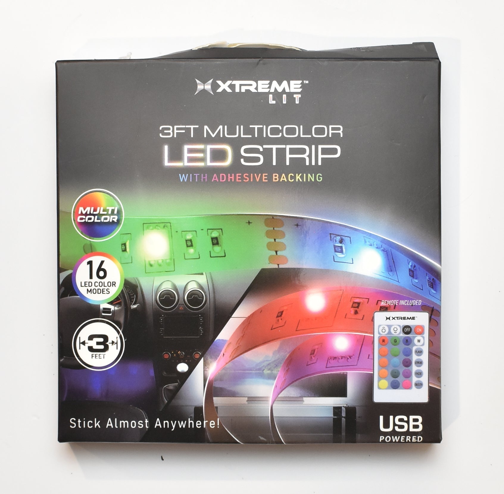 LED Strip 3Ft Multicolor Xtreme Lit Used