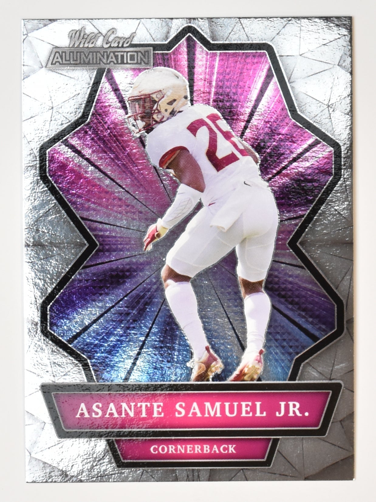Asante Samuel Jr. Football Card Wild Card Allumination 2021 ABC- 32