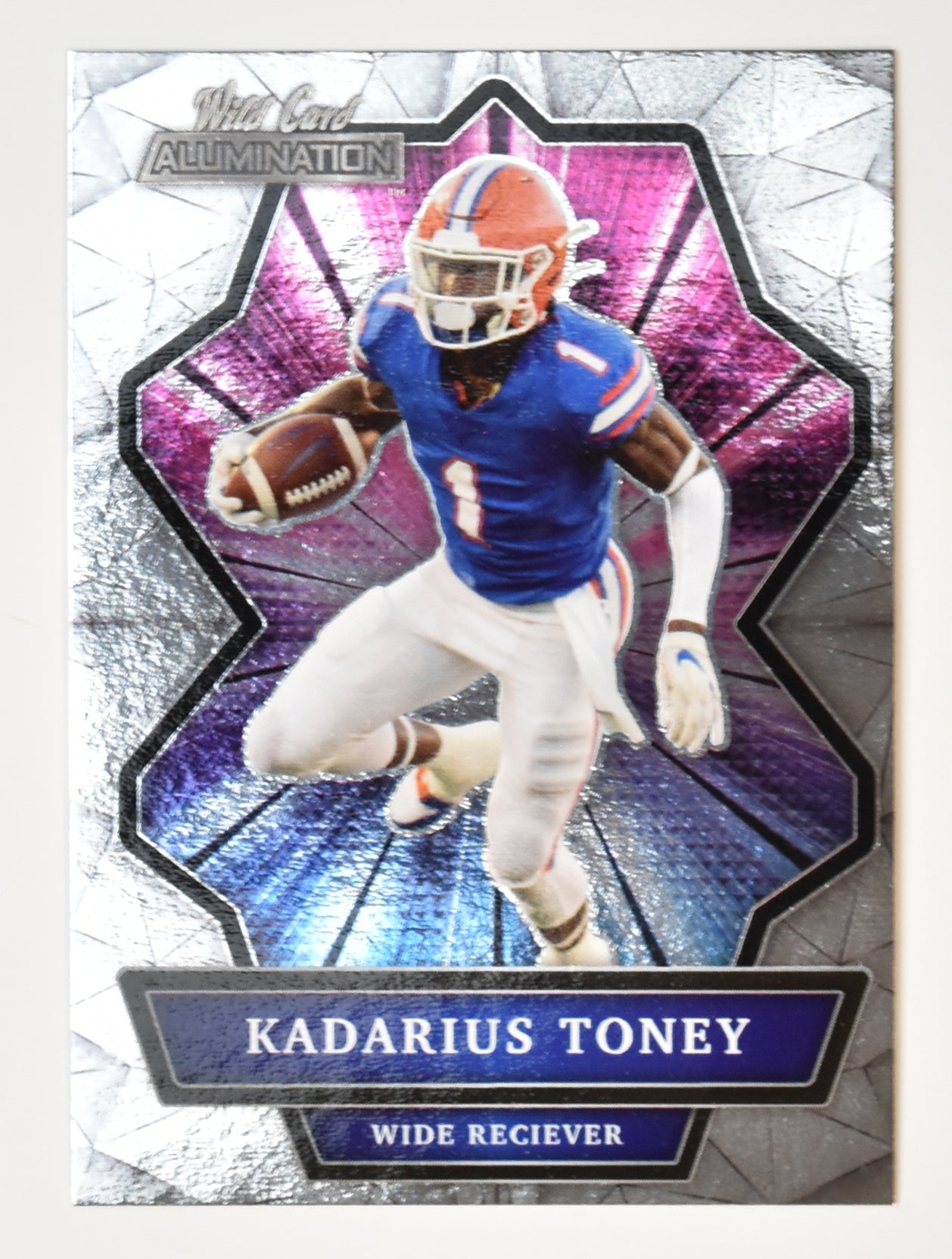 Kadarius Toney Football Card Wild Card Allumination 2021 ABC- 66