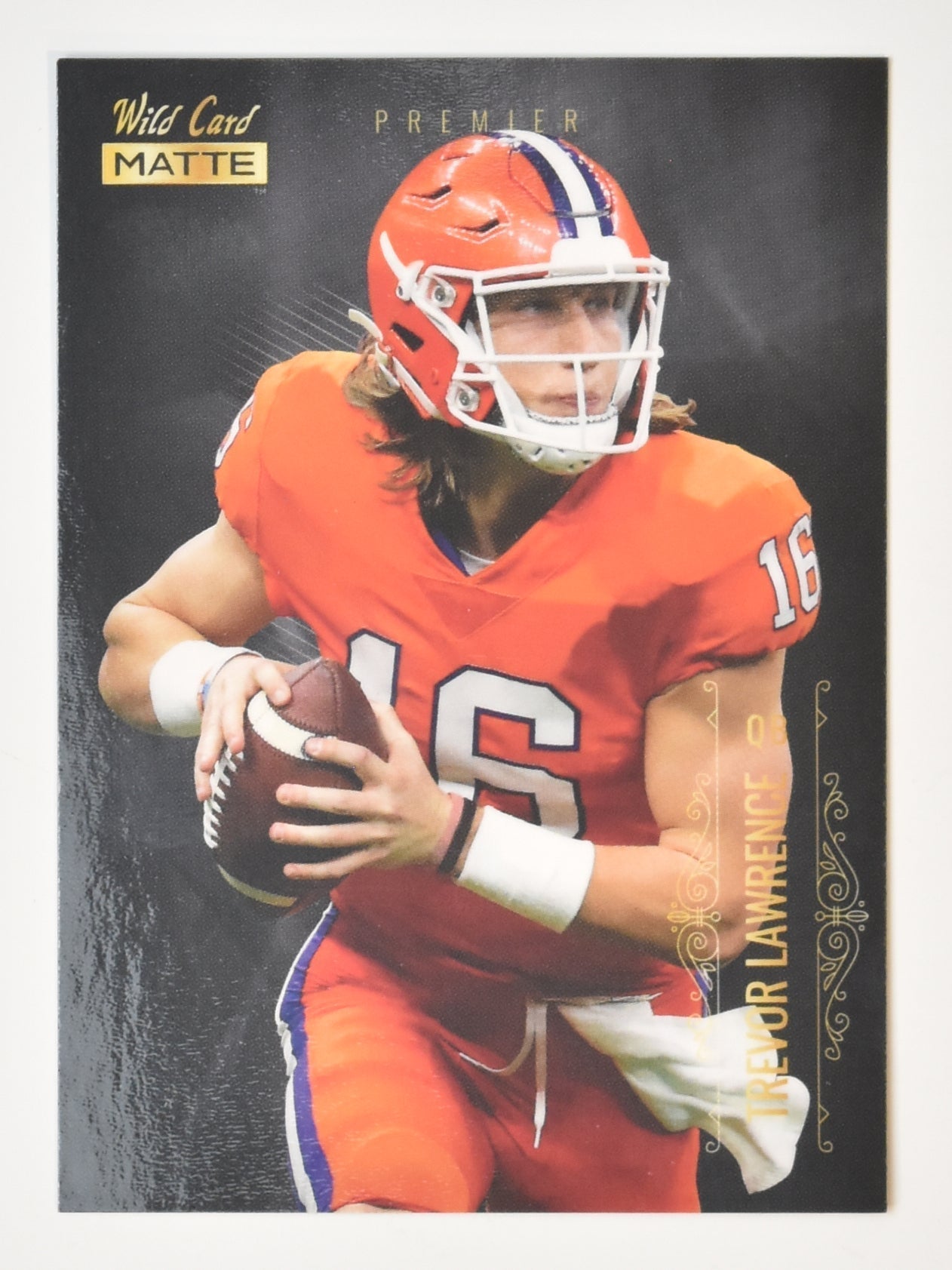 Trevor Lawrence Wild Card Matte 2021 Football Card MBC- 1