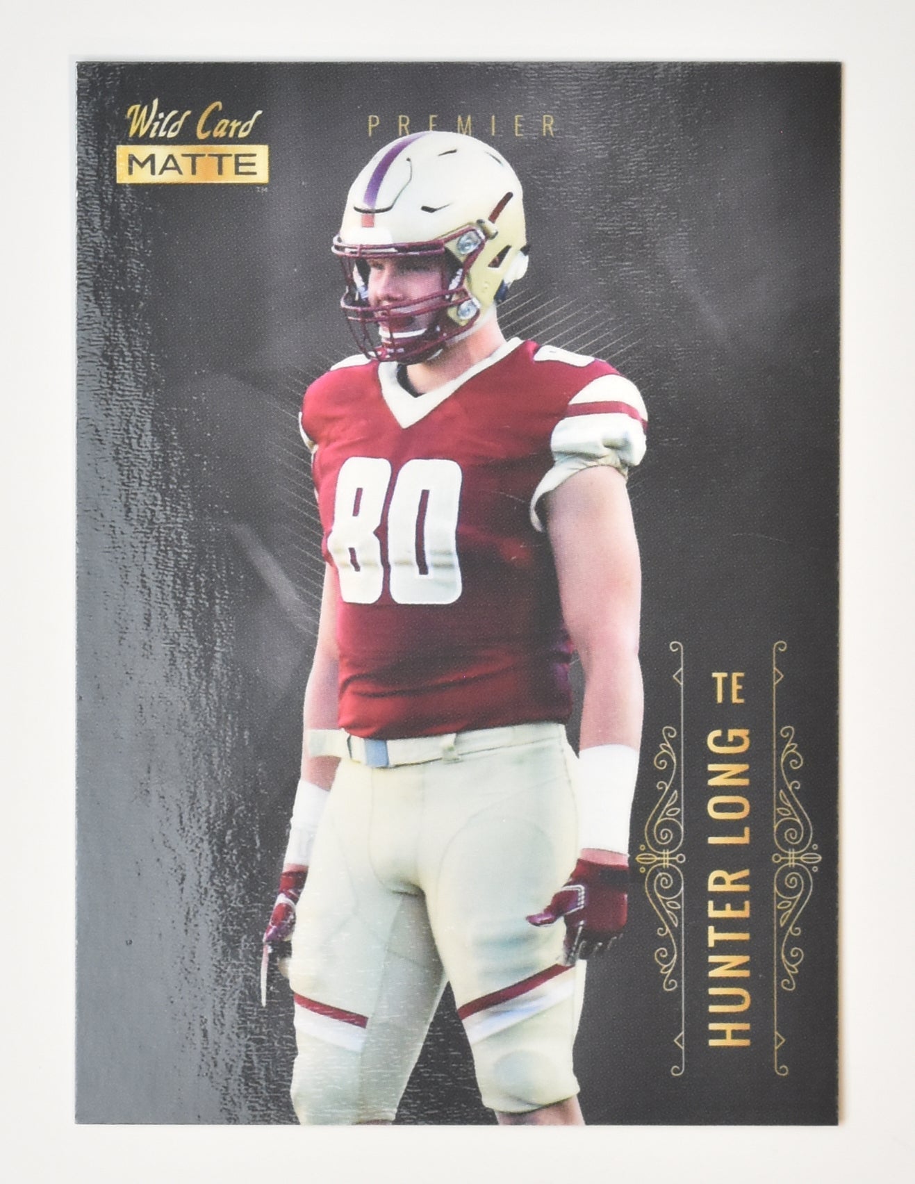 Hunter Long Wild Card Matte 2021 Football Card MBC- 49