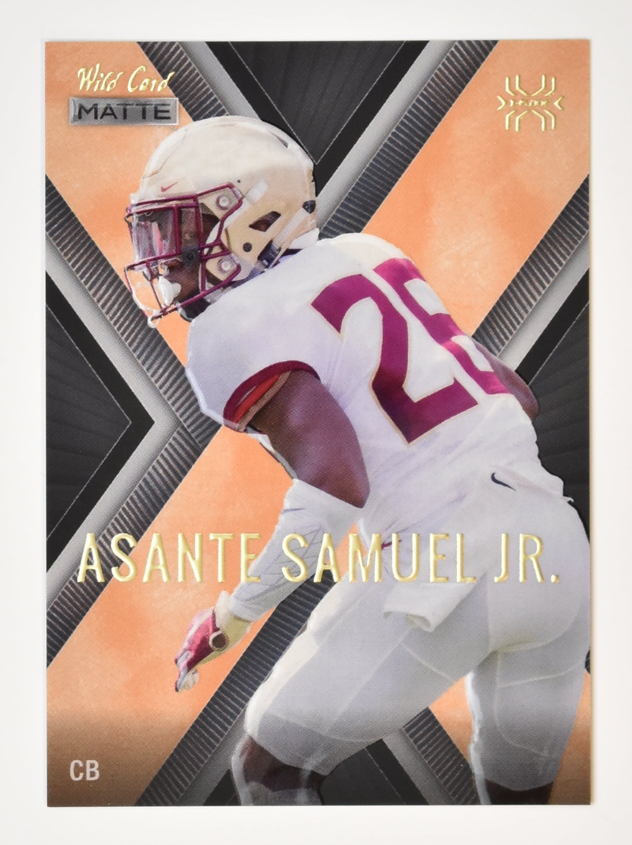 Asante Samuel JR Wild Card Matte 2021 Football Card MBC- 23