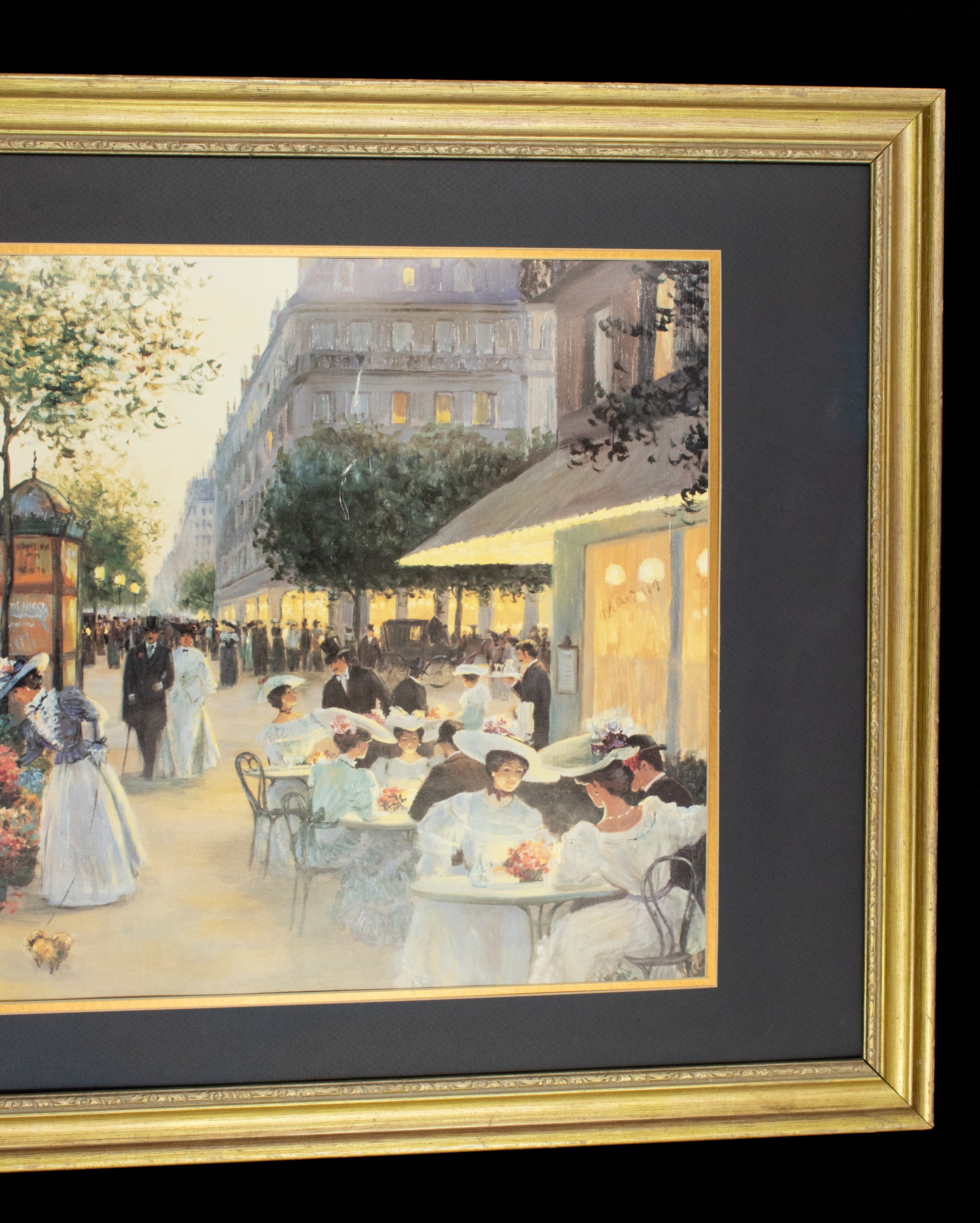 Evening Out by Christa Kieffer Framed Original Limited Print 40x28 USED