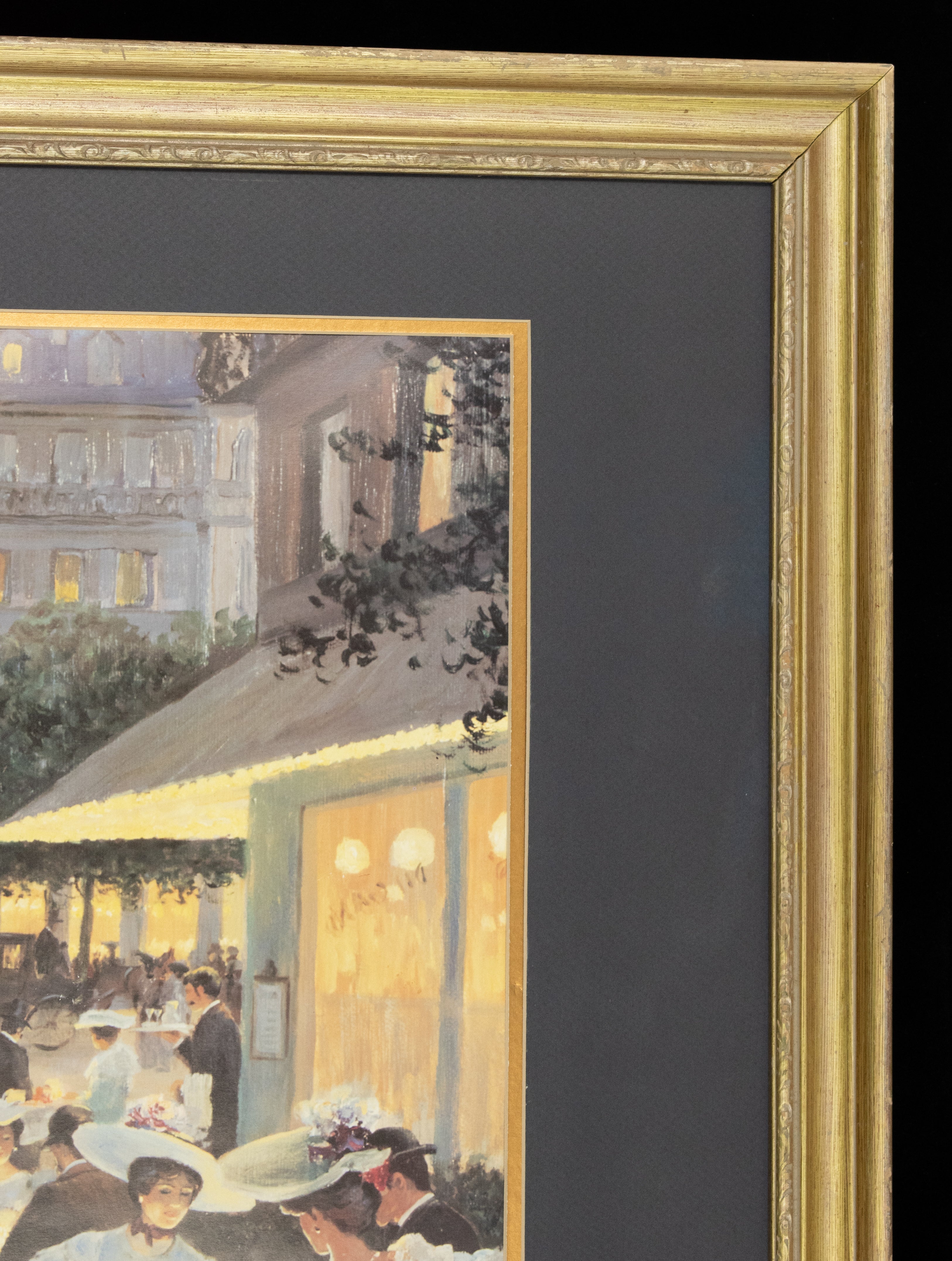 Evening Out by Christa Kieffer Framed Original Limited Print 40x28 USED
