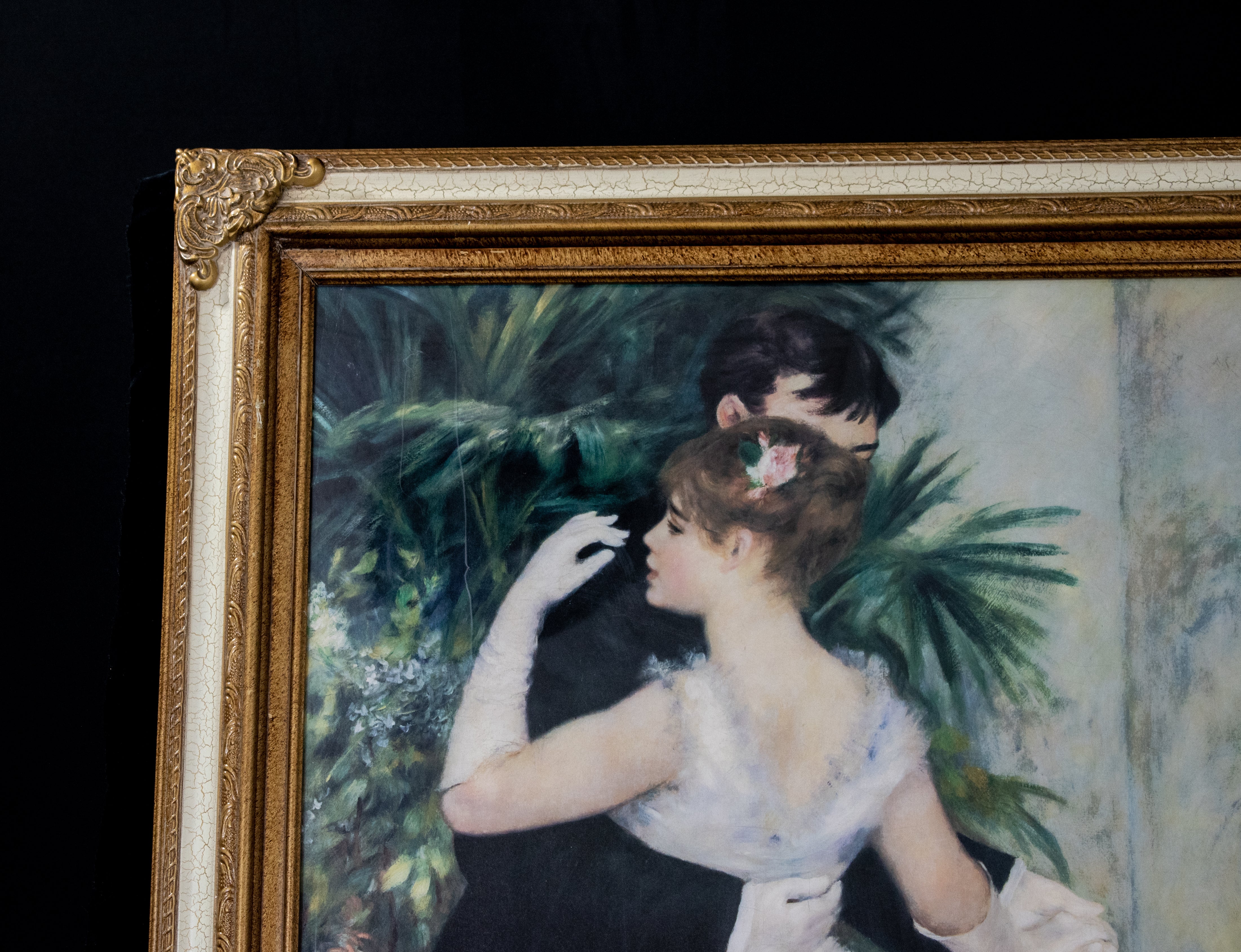 Dance In The City Poster Print Vintage Framed 42x30 Pierre A Renoir 1883