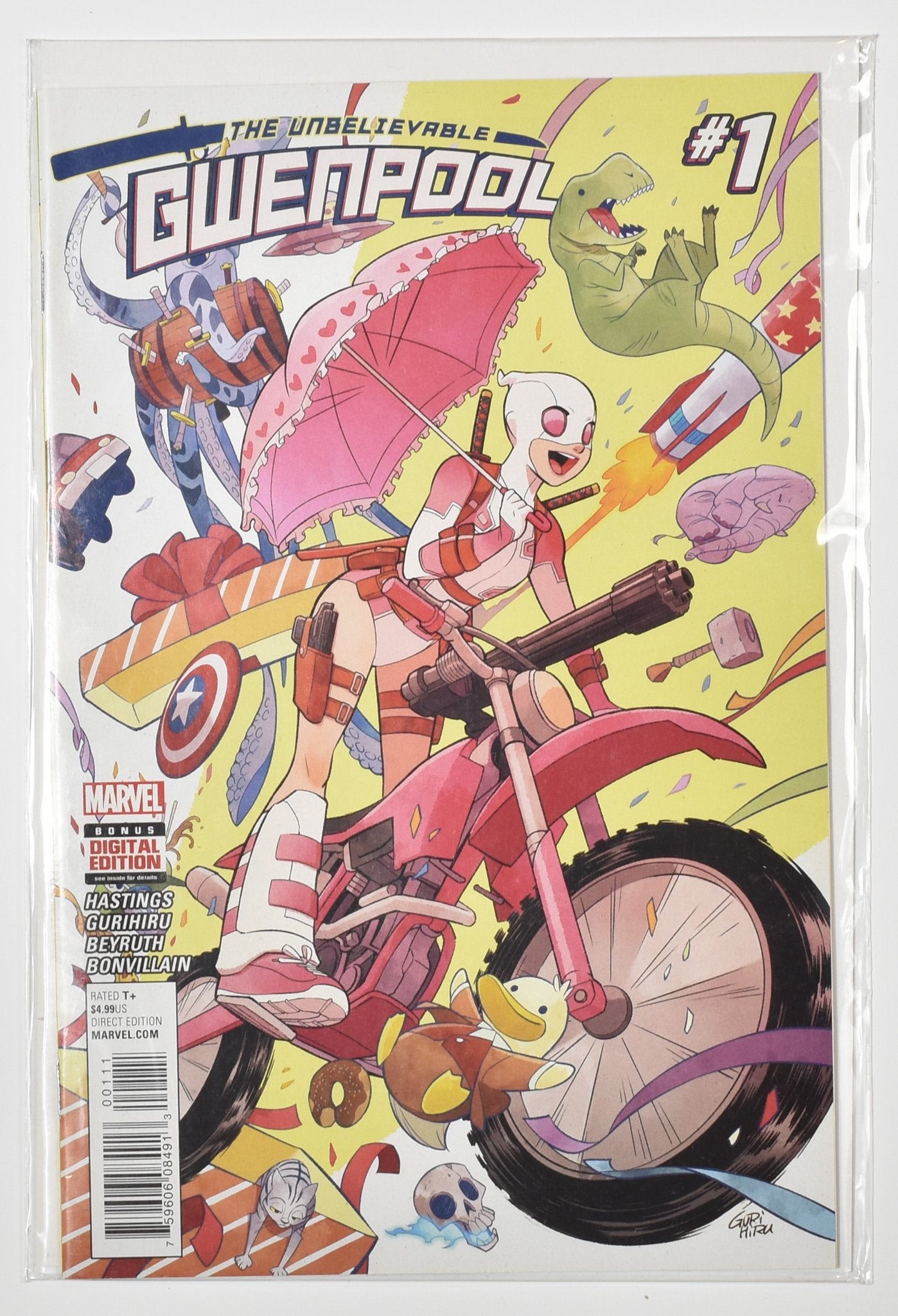 Gwen Pool 1 00111 Color cover Comic Book Marvel Comics