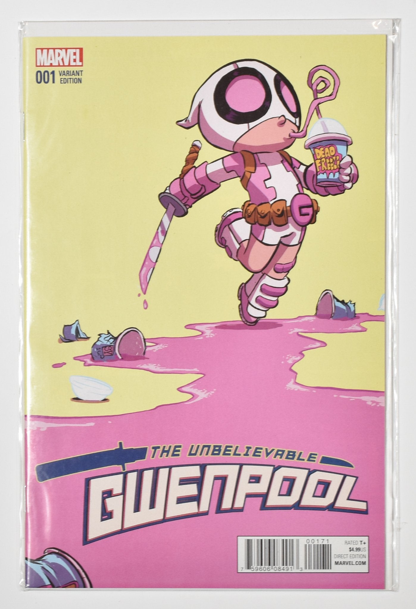 Gwen Pool 001 Variant Marvel Comic Book