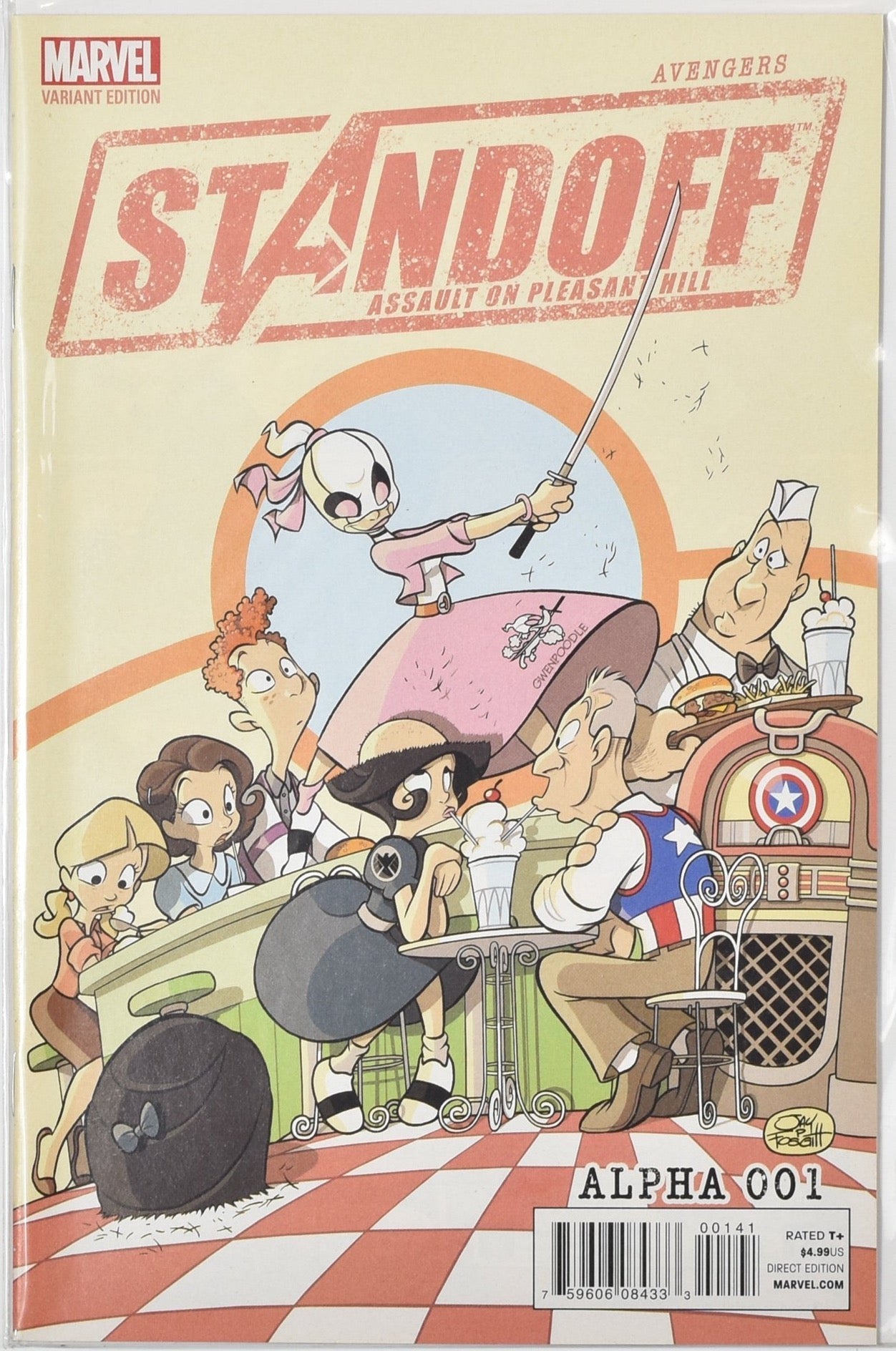 Standoff Avengers Comic Book Alpha 001 Assault on pleasant Hill Variant Edition