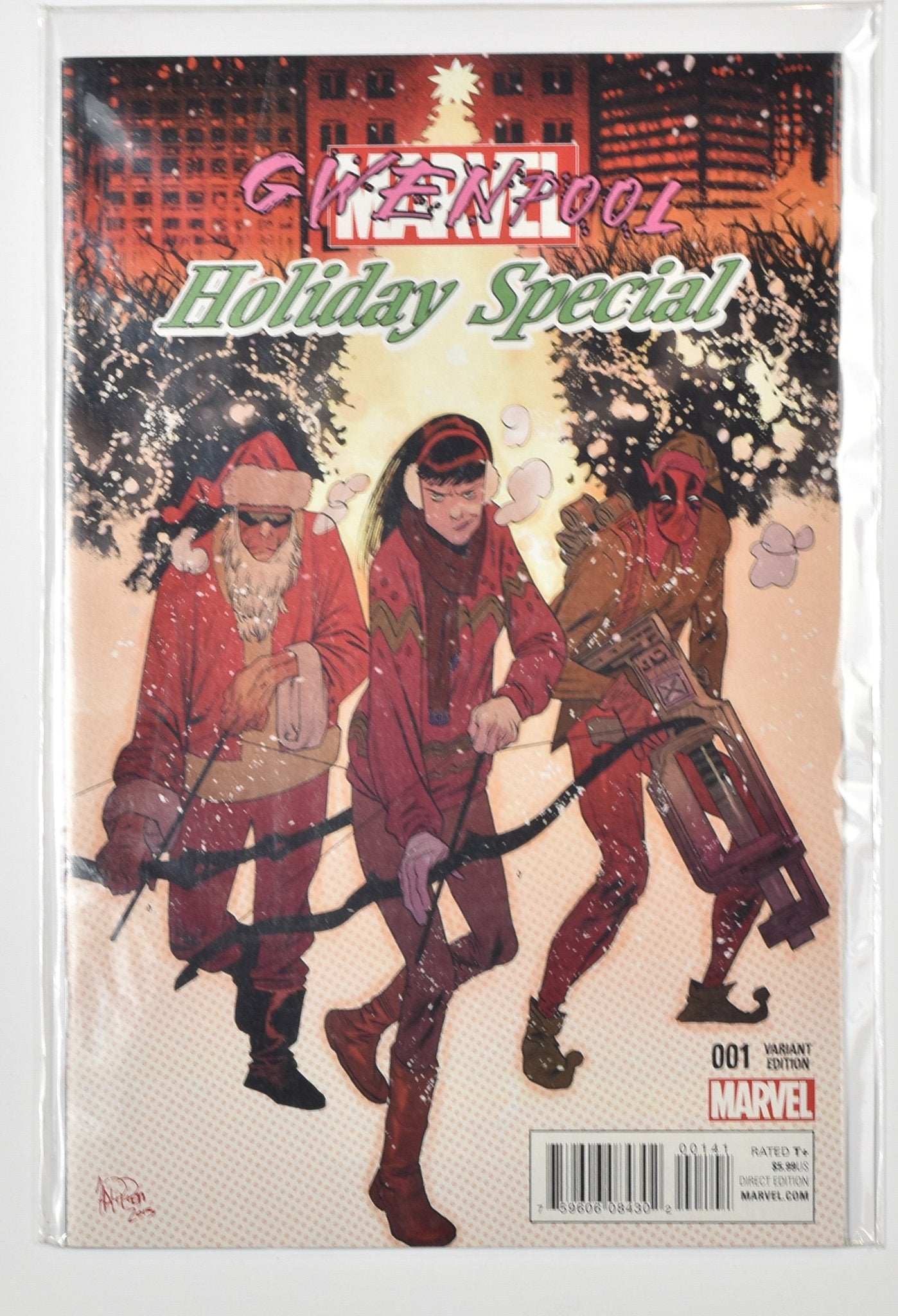 Gwen Pool Marvel Comics Holiday Special 001 Variant Edition