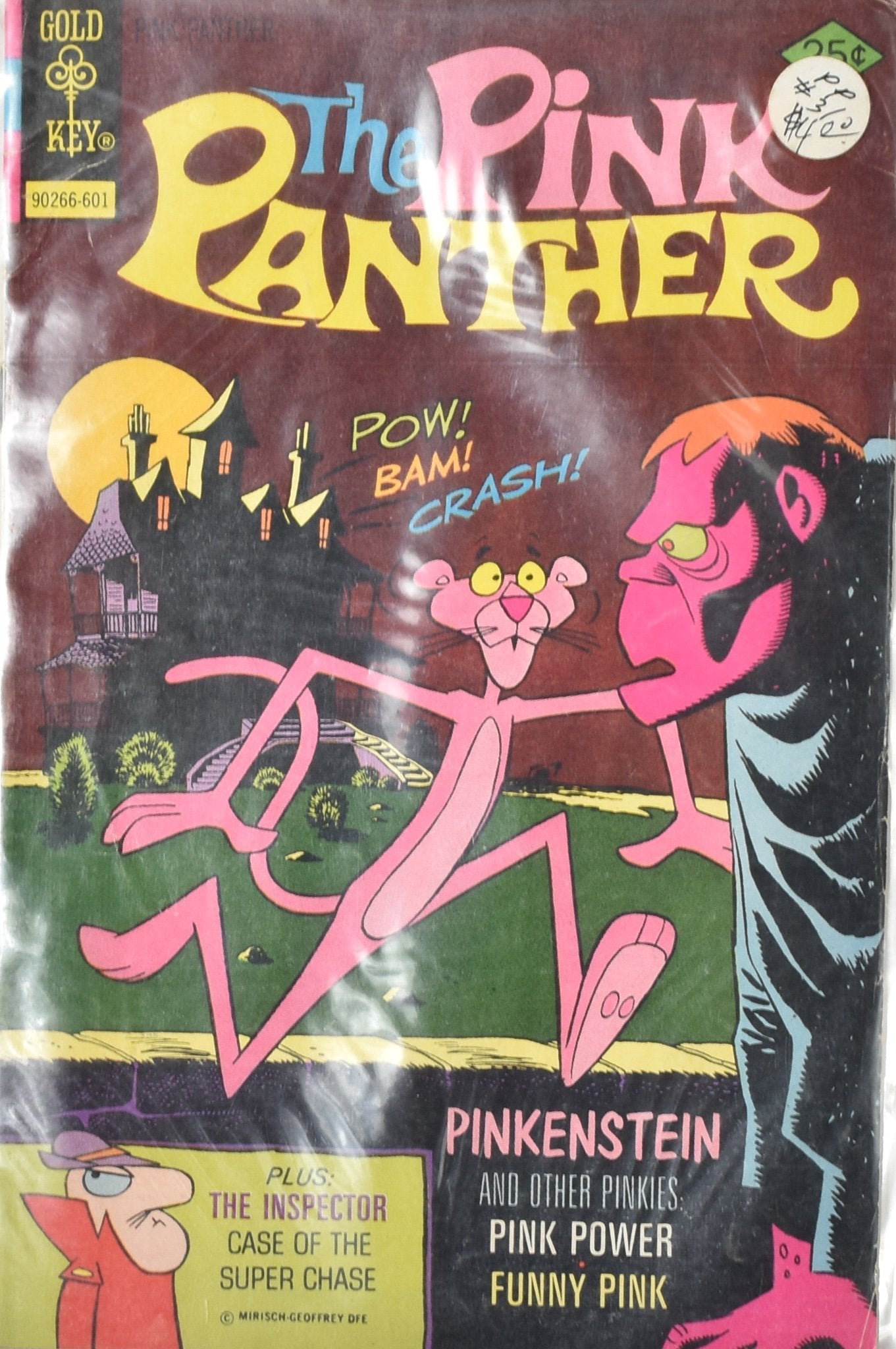 The Pink Panther Pow Bam Crash Gold Key Comics