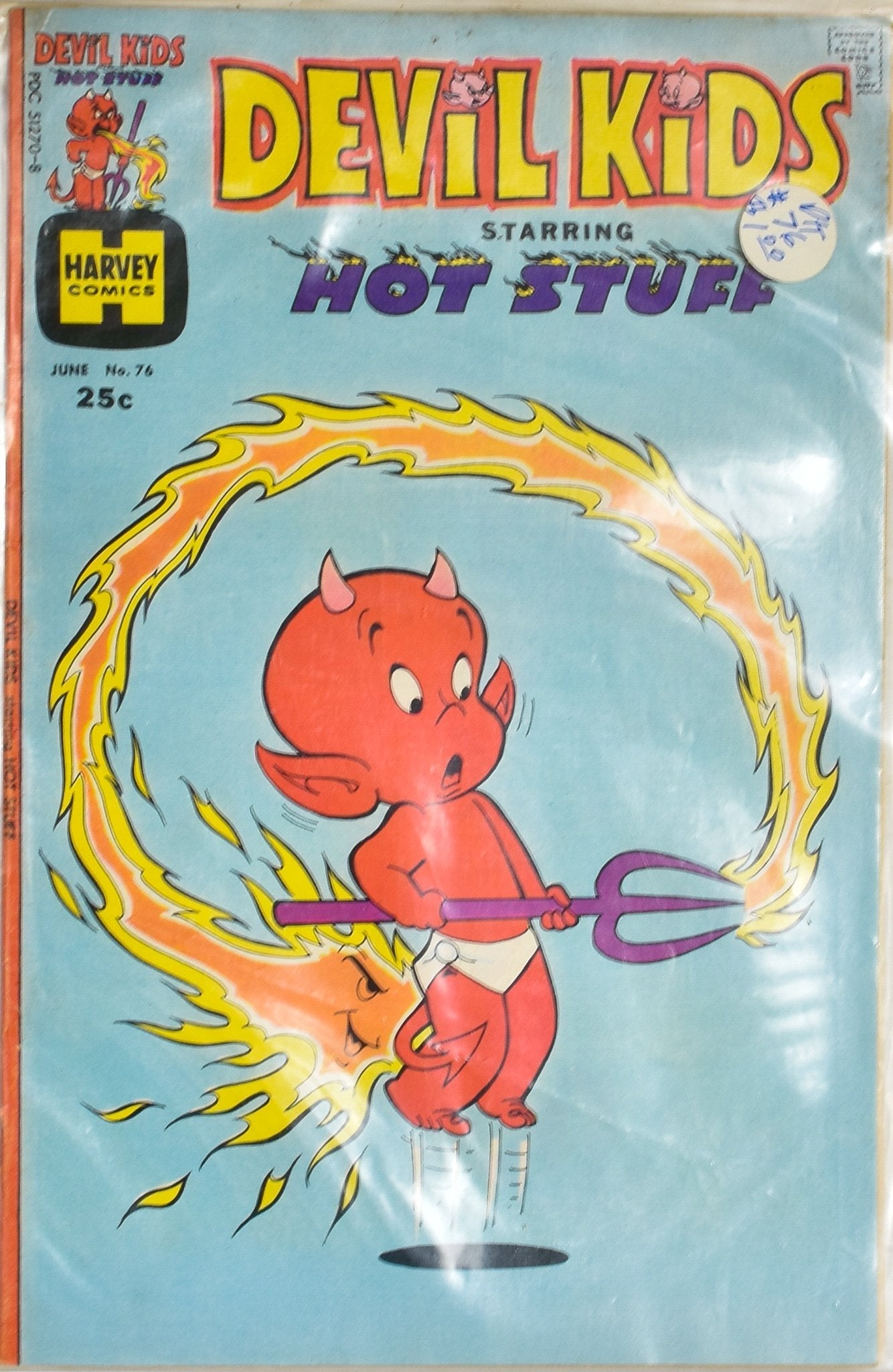 Devil Kids Staring Hot Sauce 76 Harvey Comics June