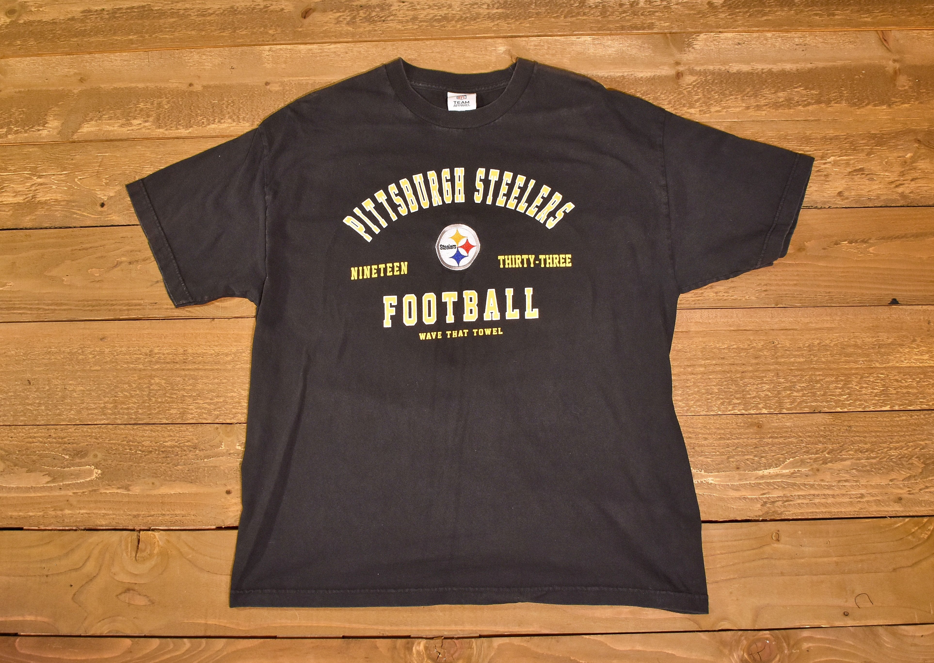 Pittsburgh Steelers Football t shirt Mens X- Large Tee Used NFL Team apparel