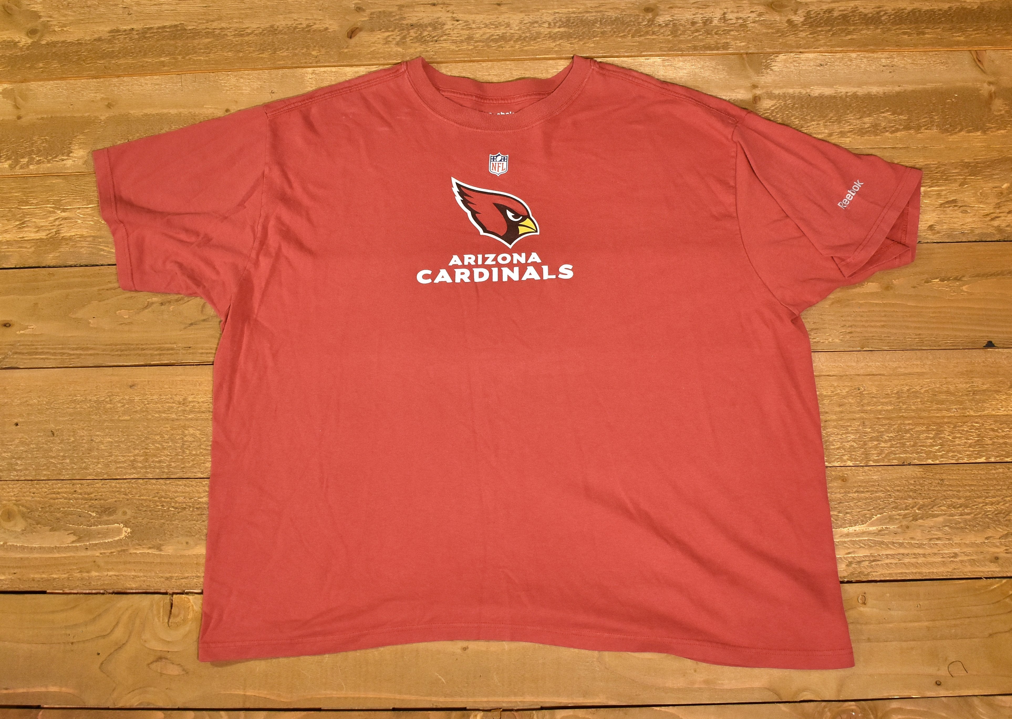 Arizona Cardinals Mens 2XL reebok shirt red used NFL Football Tee