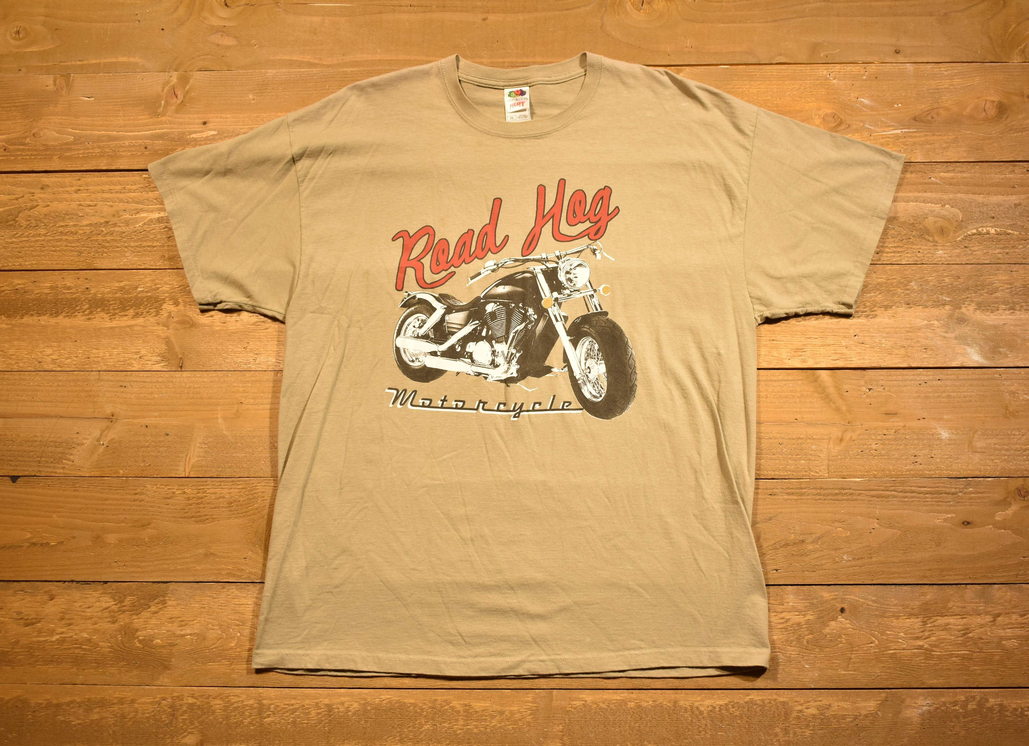 Road hog motorcycle T-shirt men's 2XL used