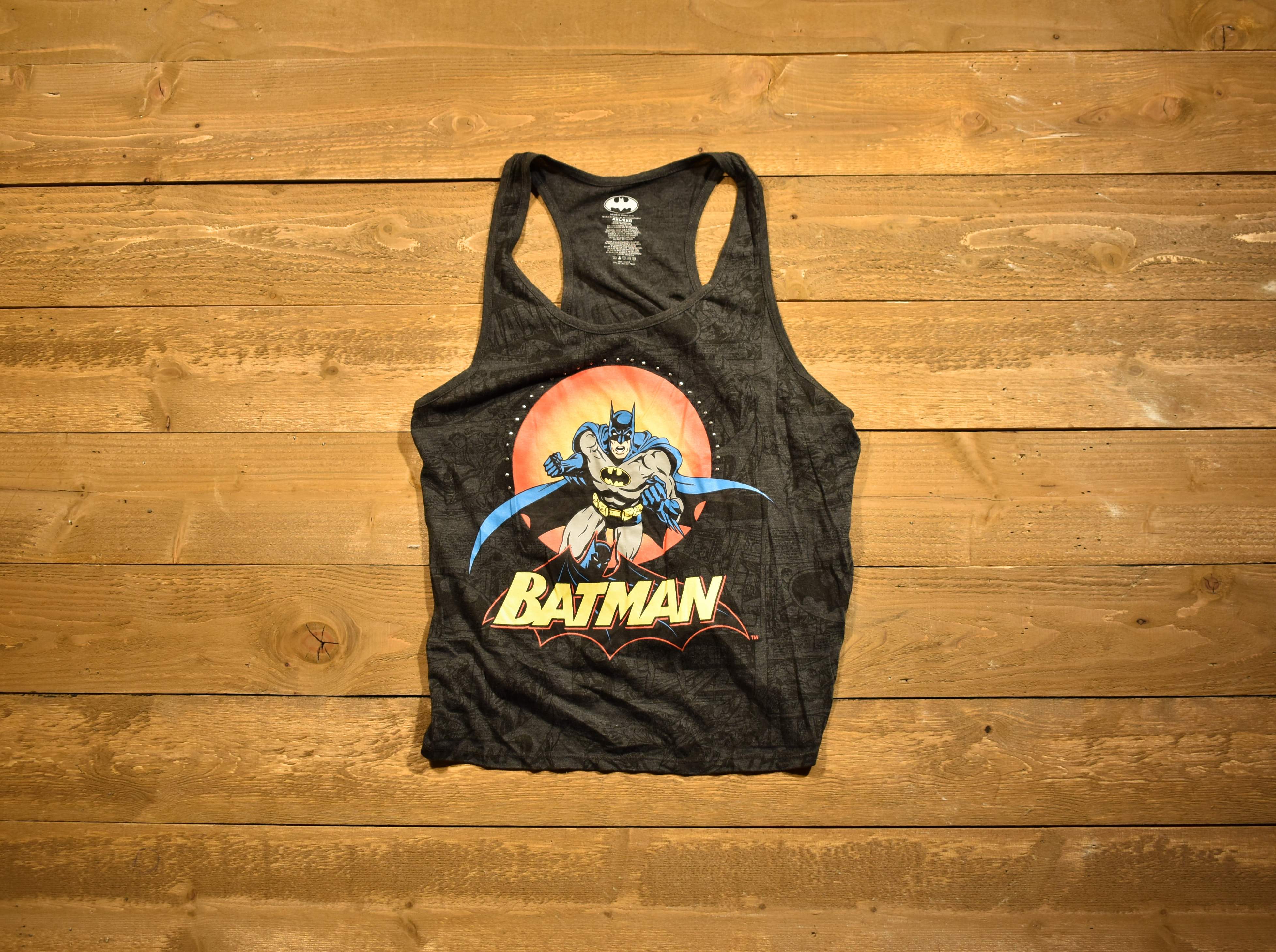 Batman s16 XXL DC comics used female comic book tank top