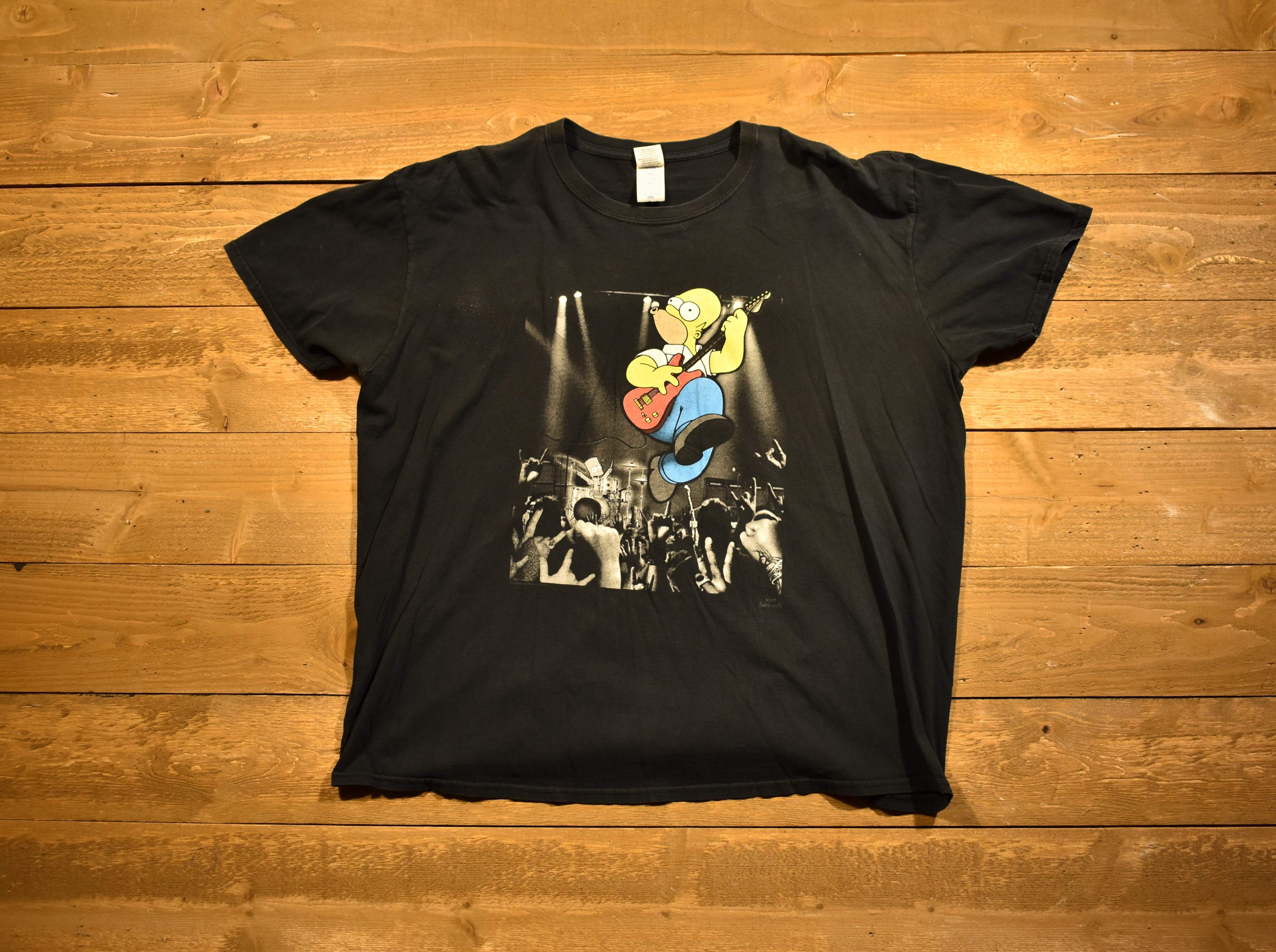 BART Simpson 2XL men's T-shirt black used shirt authentic