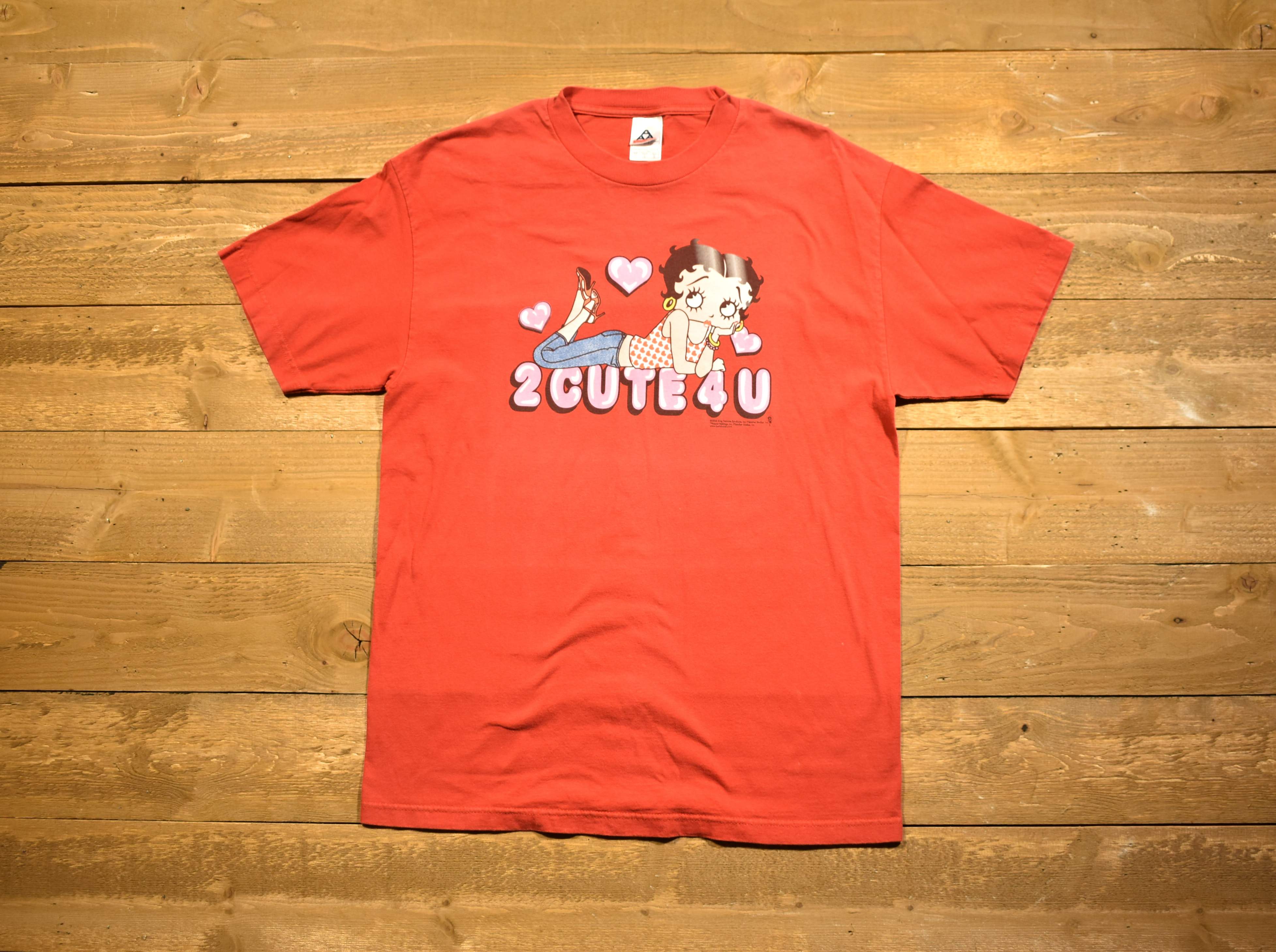 Too cute for you Betty boo red T-shirt 2006 used large