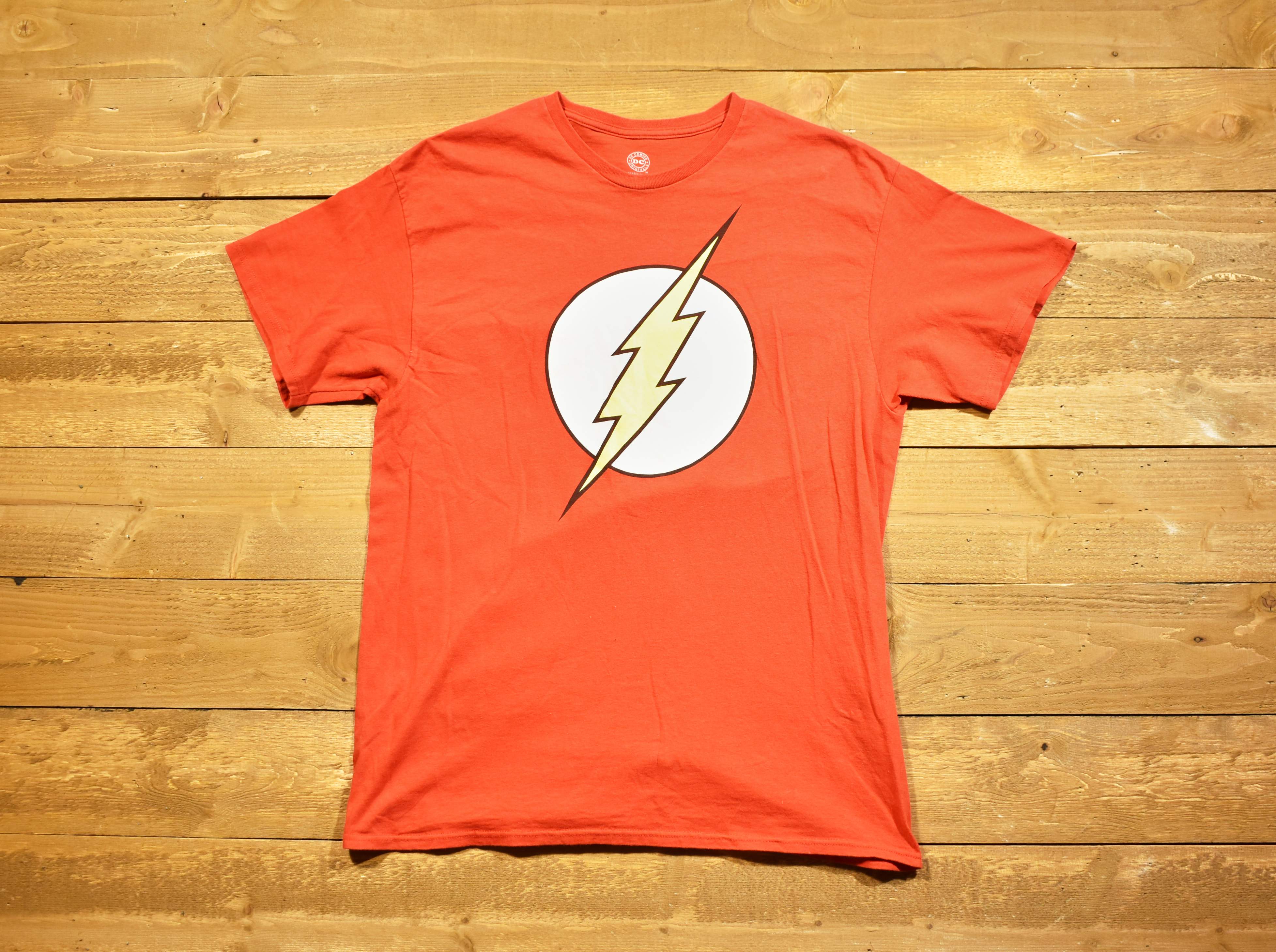 Flash Dc T-shirt men's extra large DC comics S15 Red T-shirt mens used