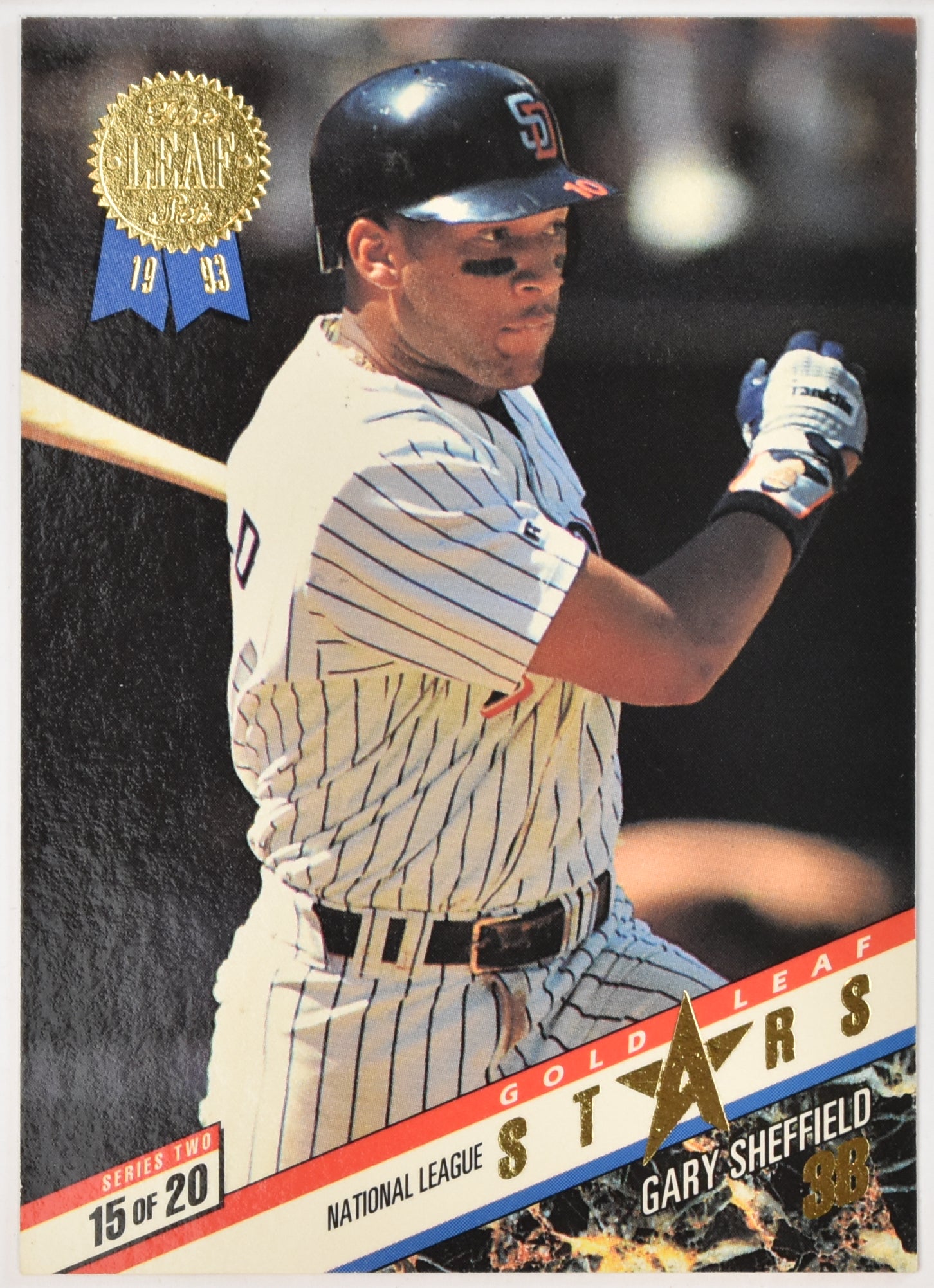 Gary Sheffield Edgar Martinez Gold Leaf Stars 15 of 20 Baseball Card