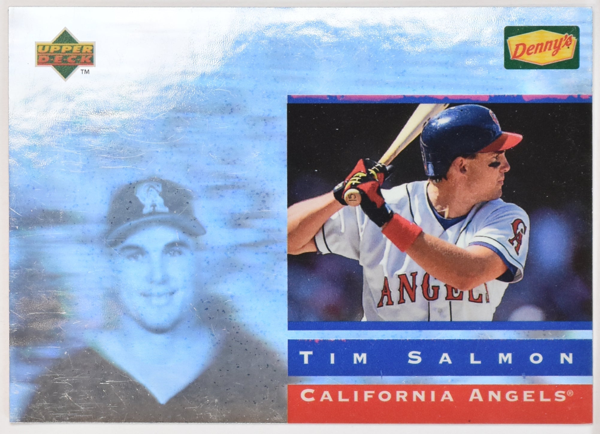 Tim Salmon 23/28 Upper Deck 1995 Baseball Card Dennys