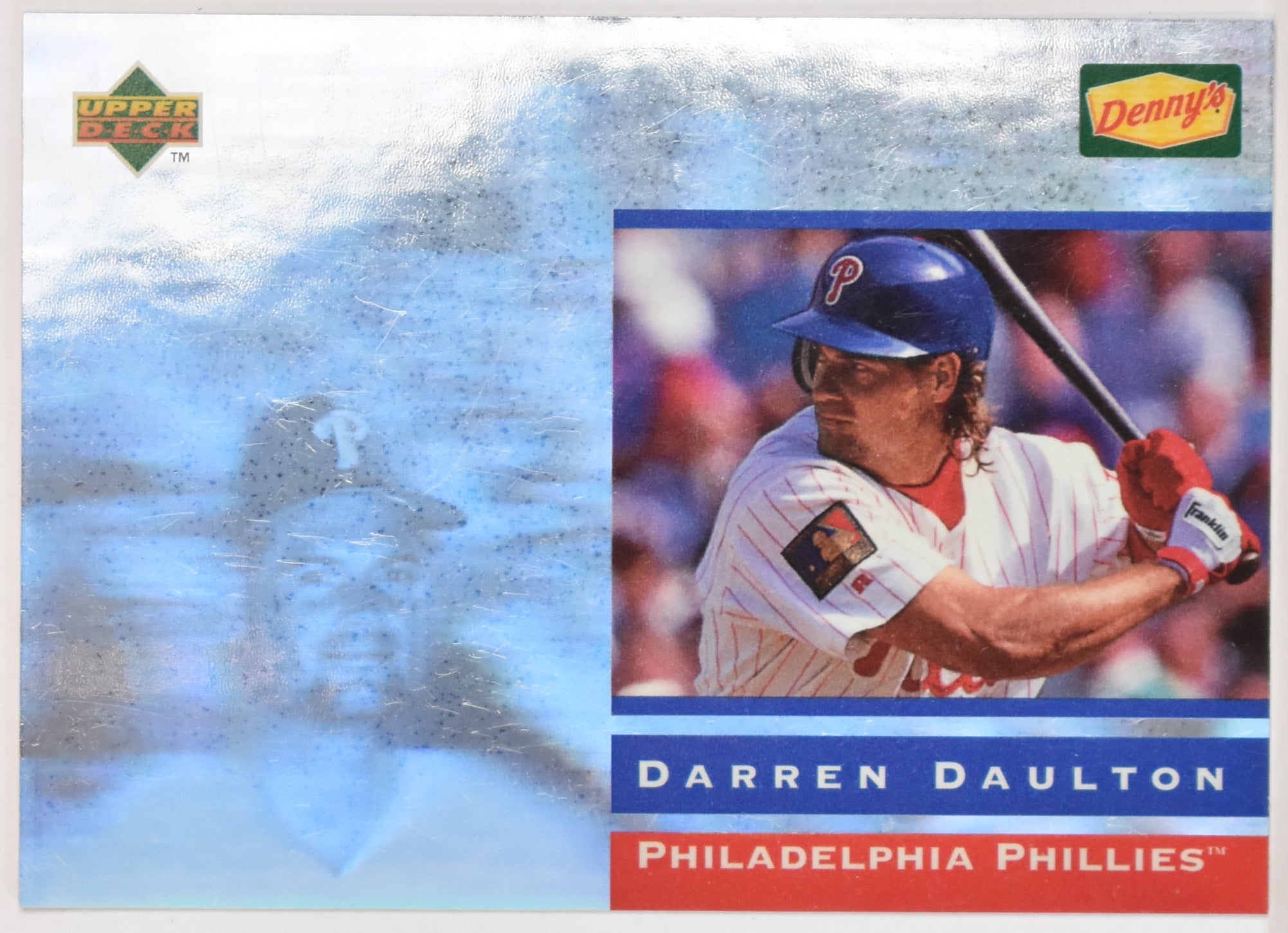 Darren Daulton 07/28 Upper Deck 1995 Baseball Card Dennys
