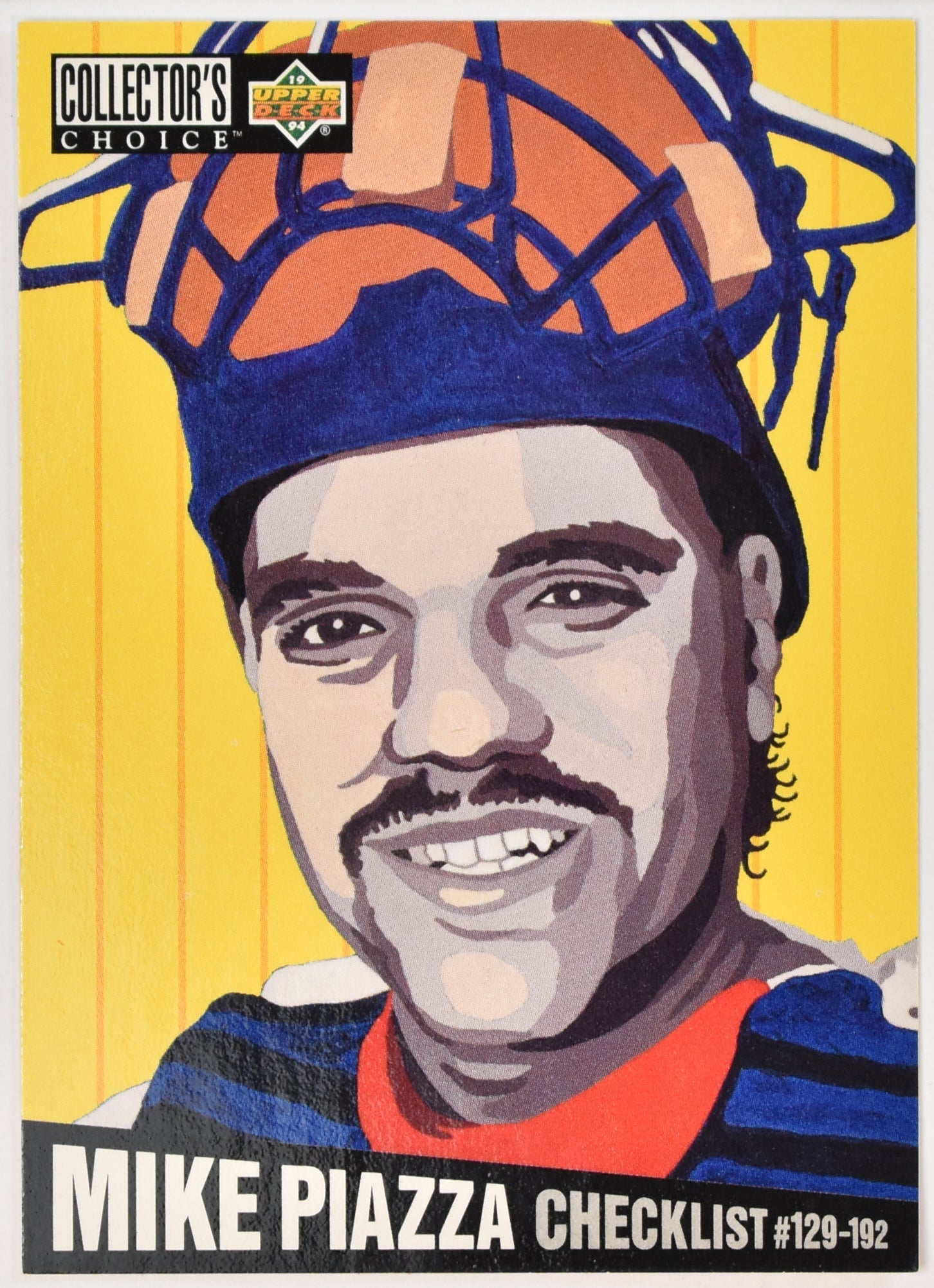 Mike Piazza 318 Upper Deck 1993 Baseball Card Checklist 129-192
