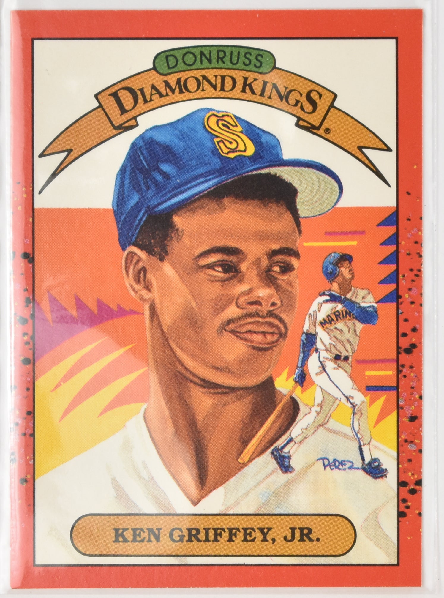 Ken Griffey Jr 4 Donruss 1989 Diamond Kings Baseball Card