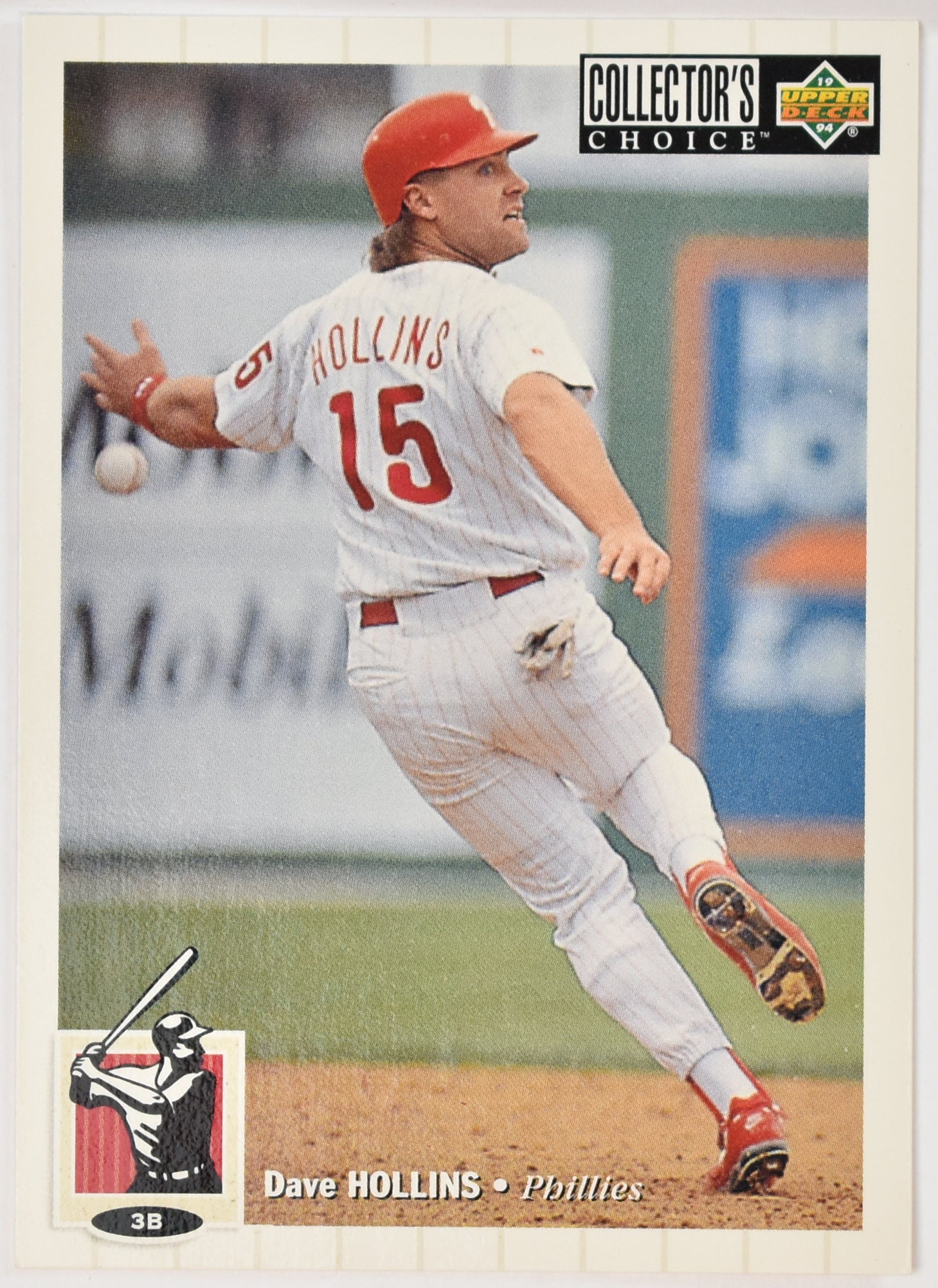 Dave Hollins 141 Upper Deck 1993 Baseball Card