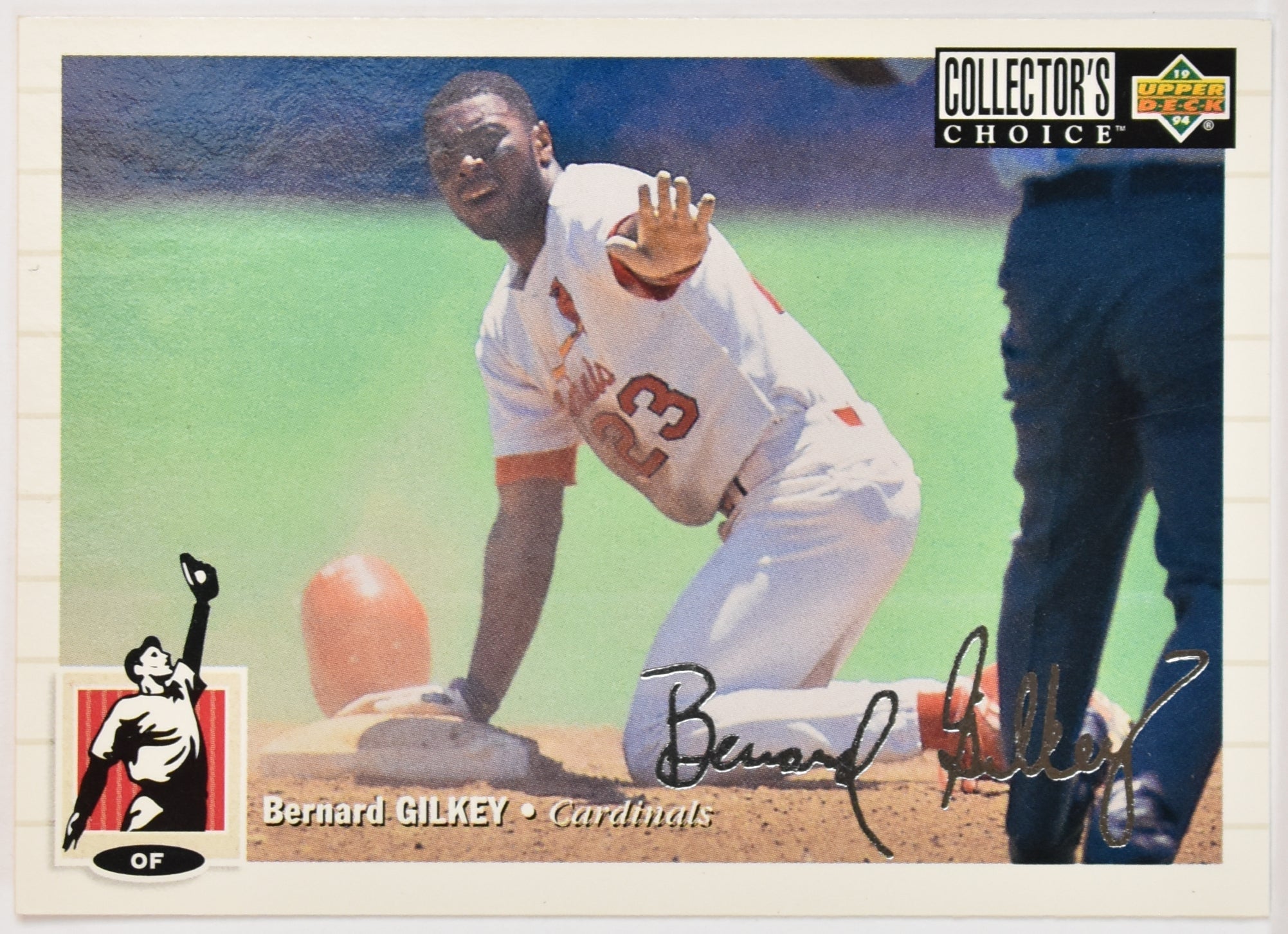 Bernard Gilkey 109 Upper Deck 1993 Baseball Card