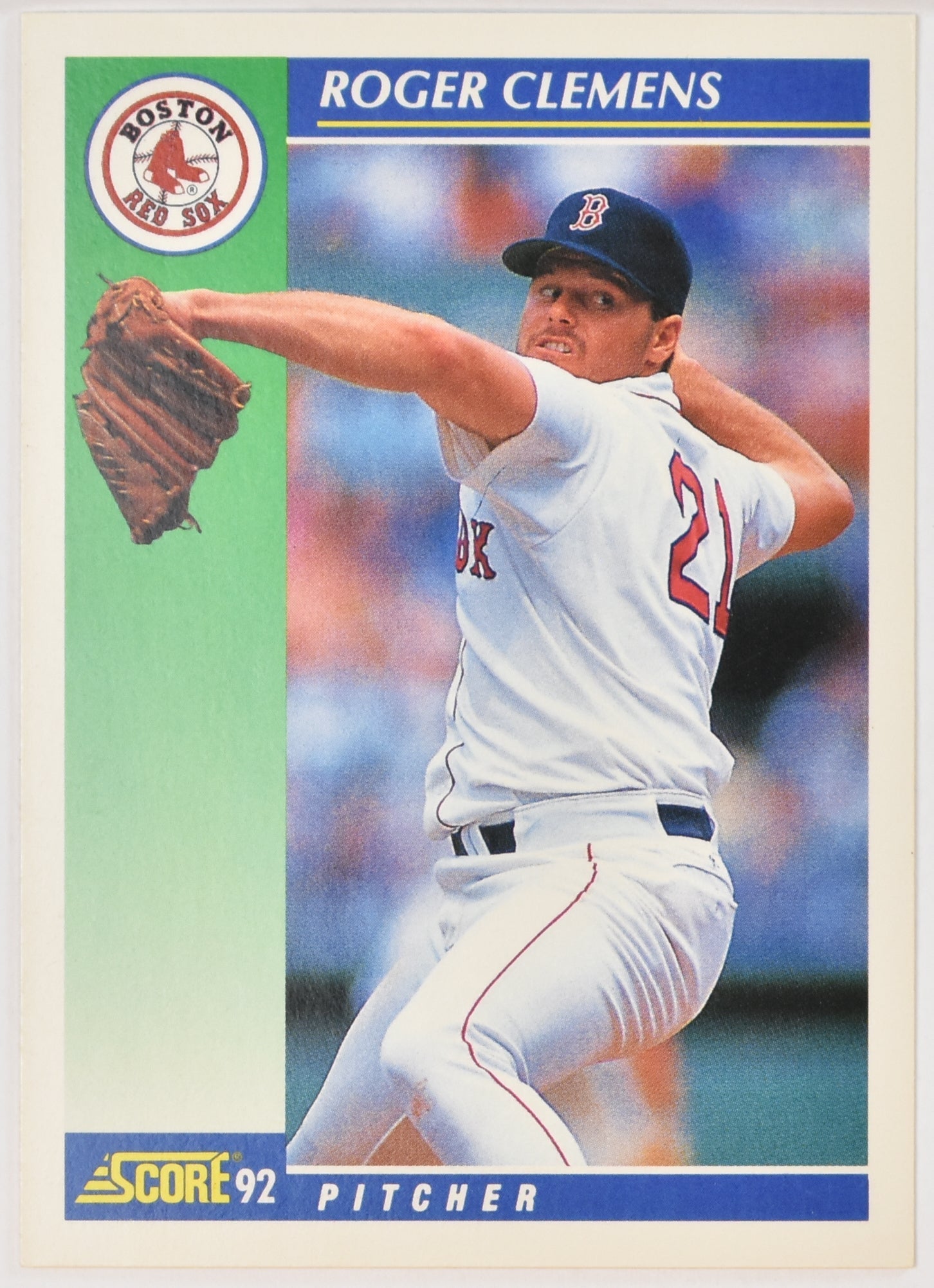 Roger Clemens 21 Score 1992 Baseball Card