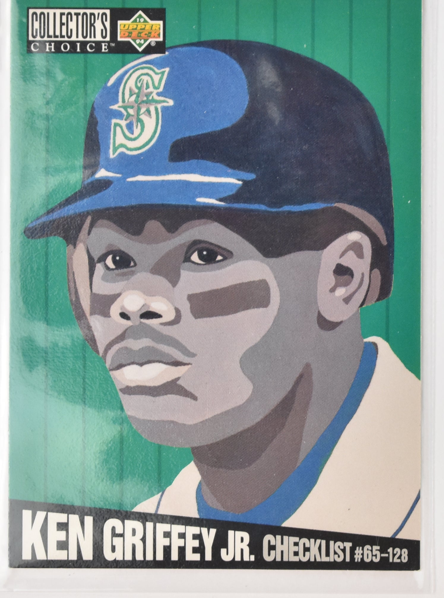 Ken Griffey Jr 317 Baseball Card Upper Deck 1994 Checklist 65-128