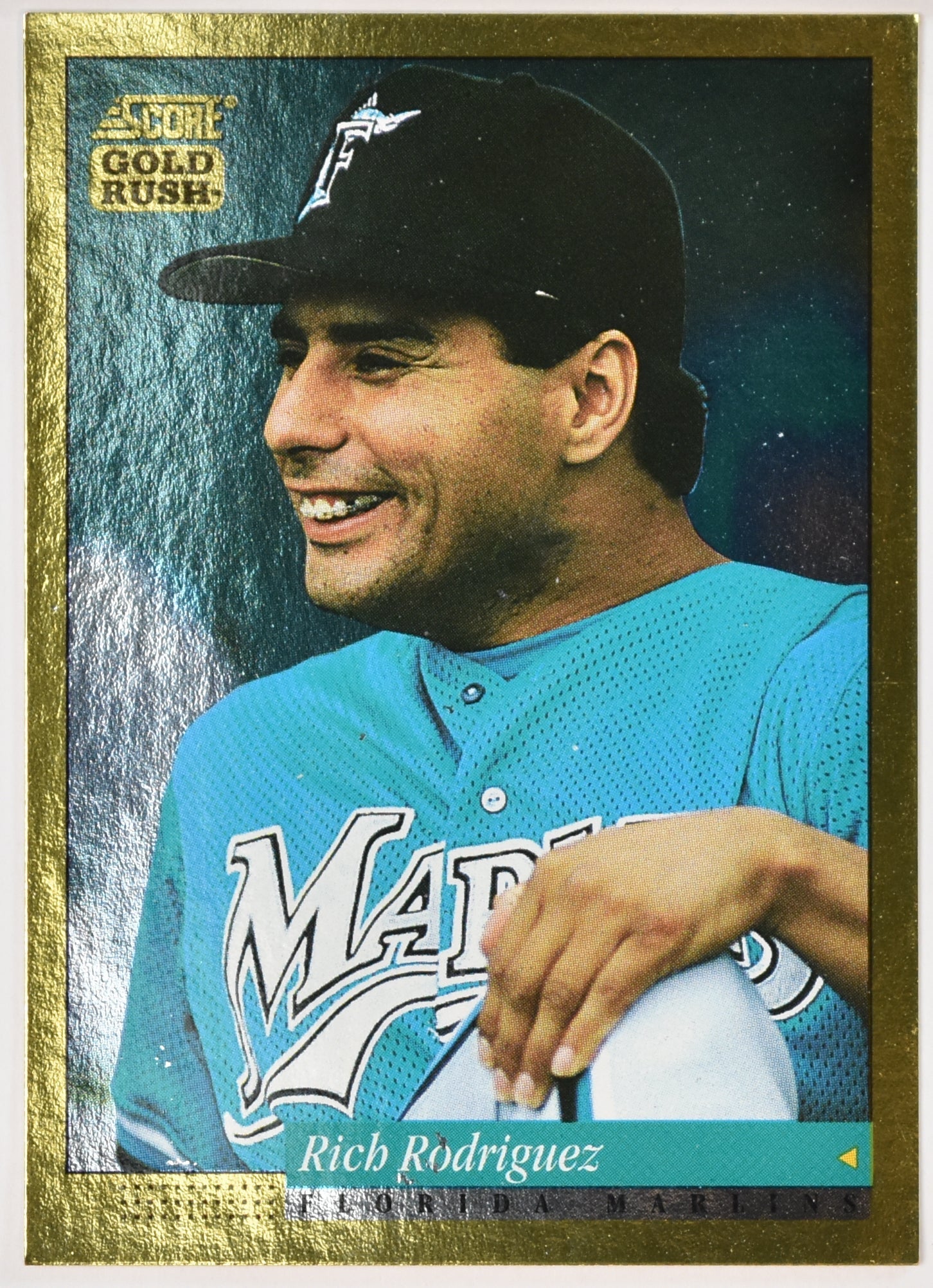 Rich Rodriguez 295 Gold Rush Score 1993 Pinnacle Baseball Card