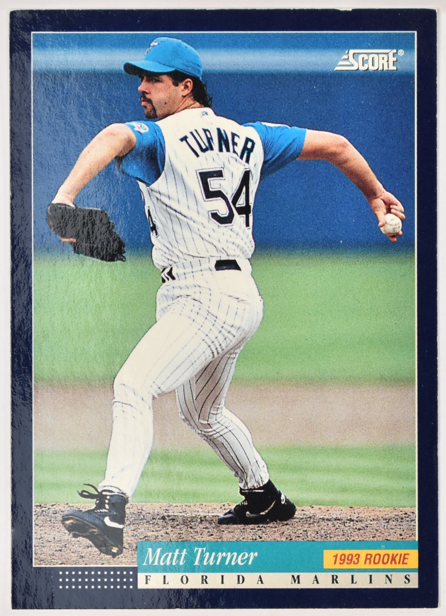 Matt Turner 306 Score 1993 Pinnacle Baseball Card
