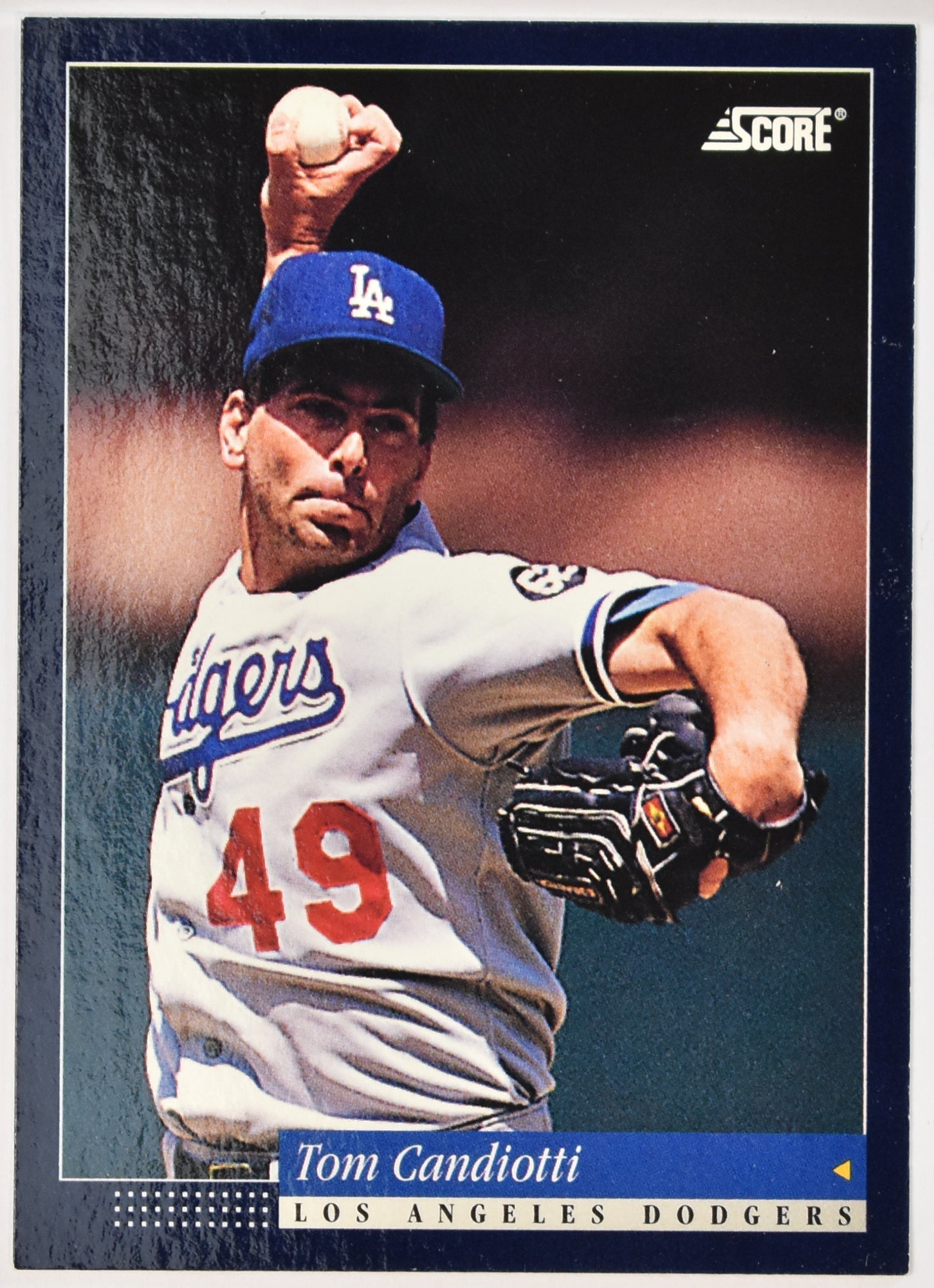 Tom Candiotti 203 Score 1993 Pinnacle Baseball Card